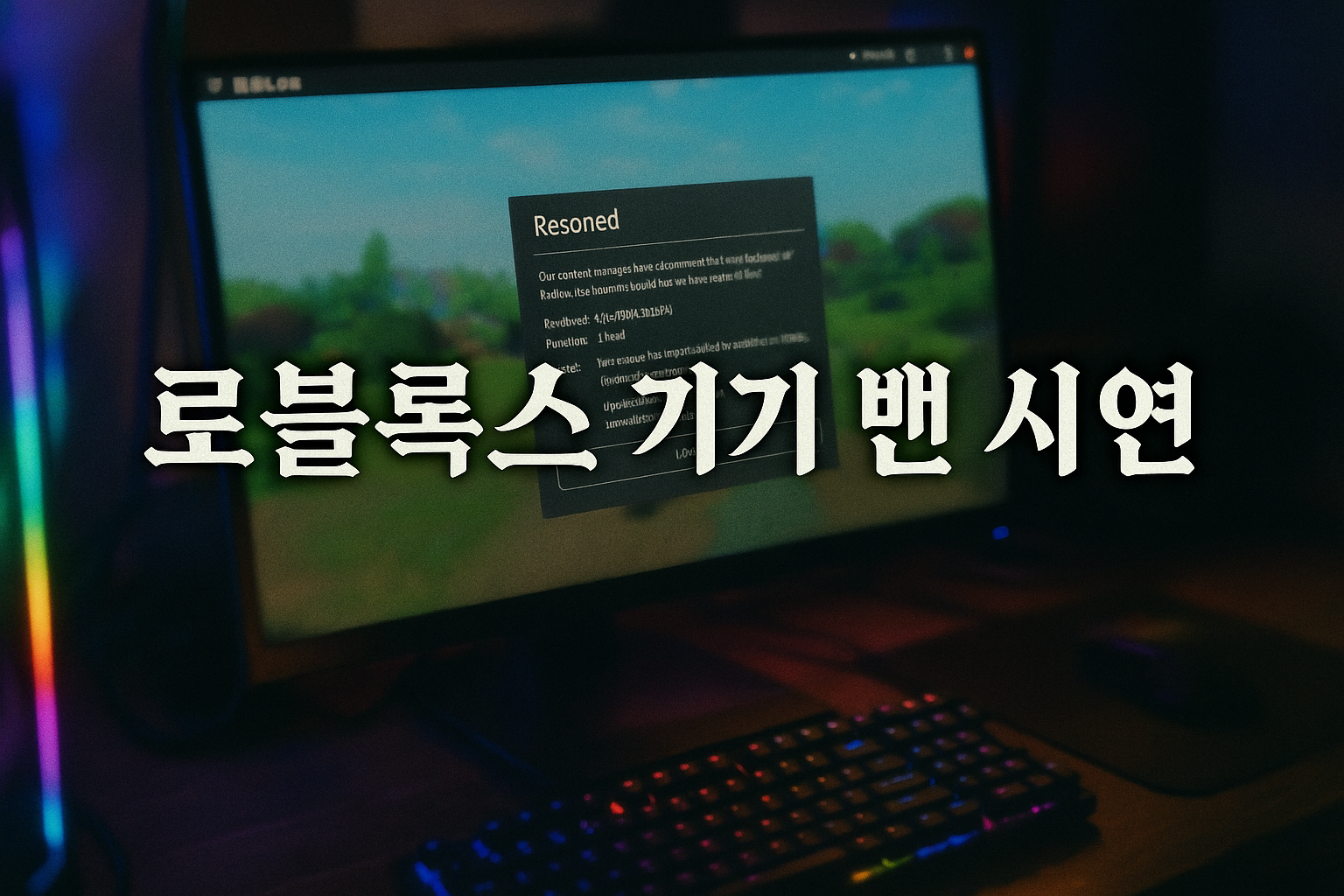 로블록스 기기 밴 시연 영상 화제, 유저들 "흥미롭다" 반응