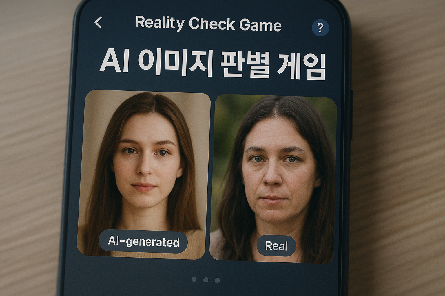 AI 사진 판별 게임에 1만 2천명 몰려, 결과는 충격적