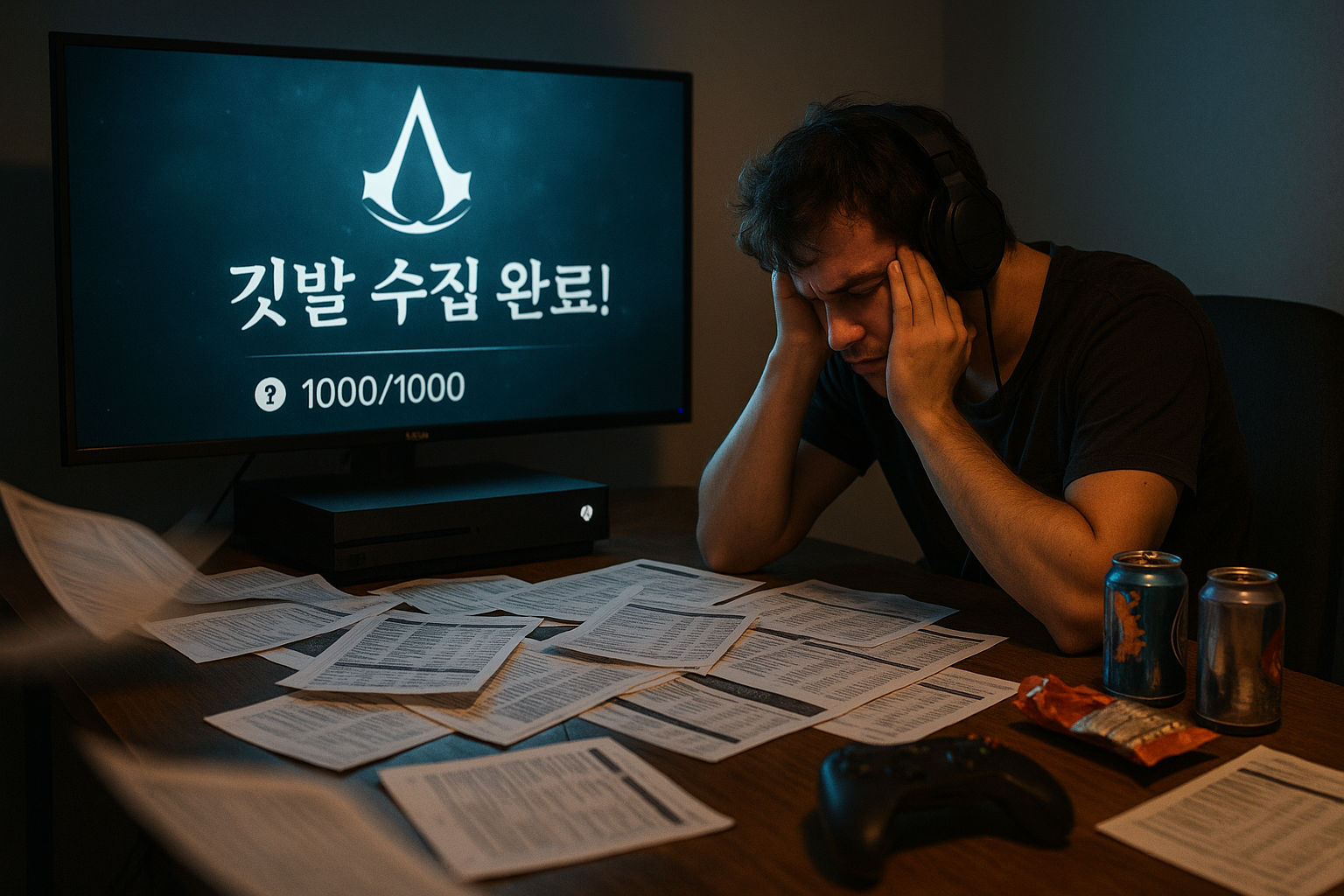 어쌔신 크리드 100% 달성자의 절규 "깃발은 이제 그만!"