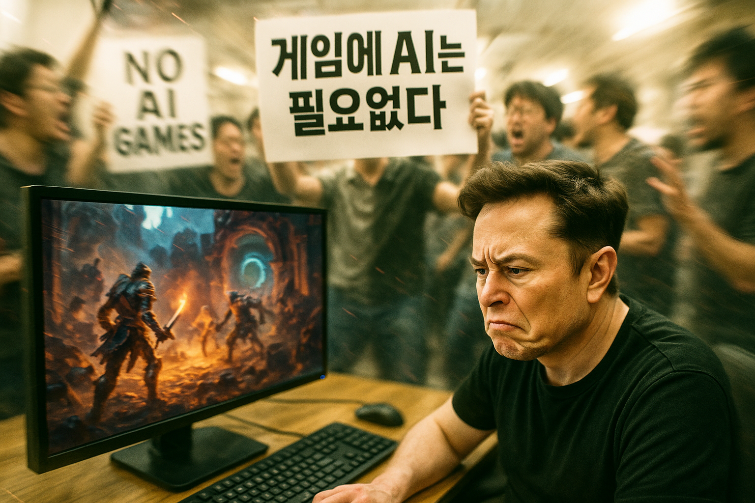 발칵 뒤집힌 게임계, 일론 머스크의 'AI 게임' 선언에 발더스 게이트 3 퍼블리셔가 직격탄