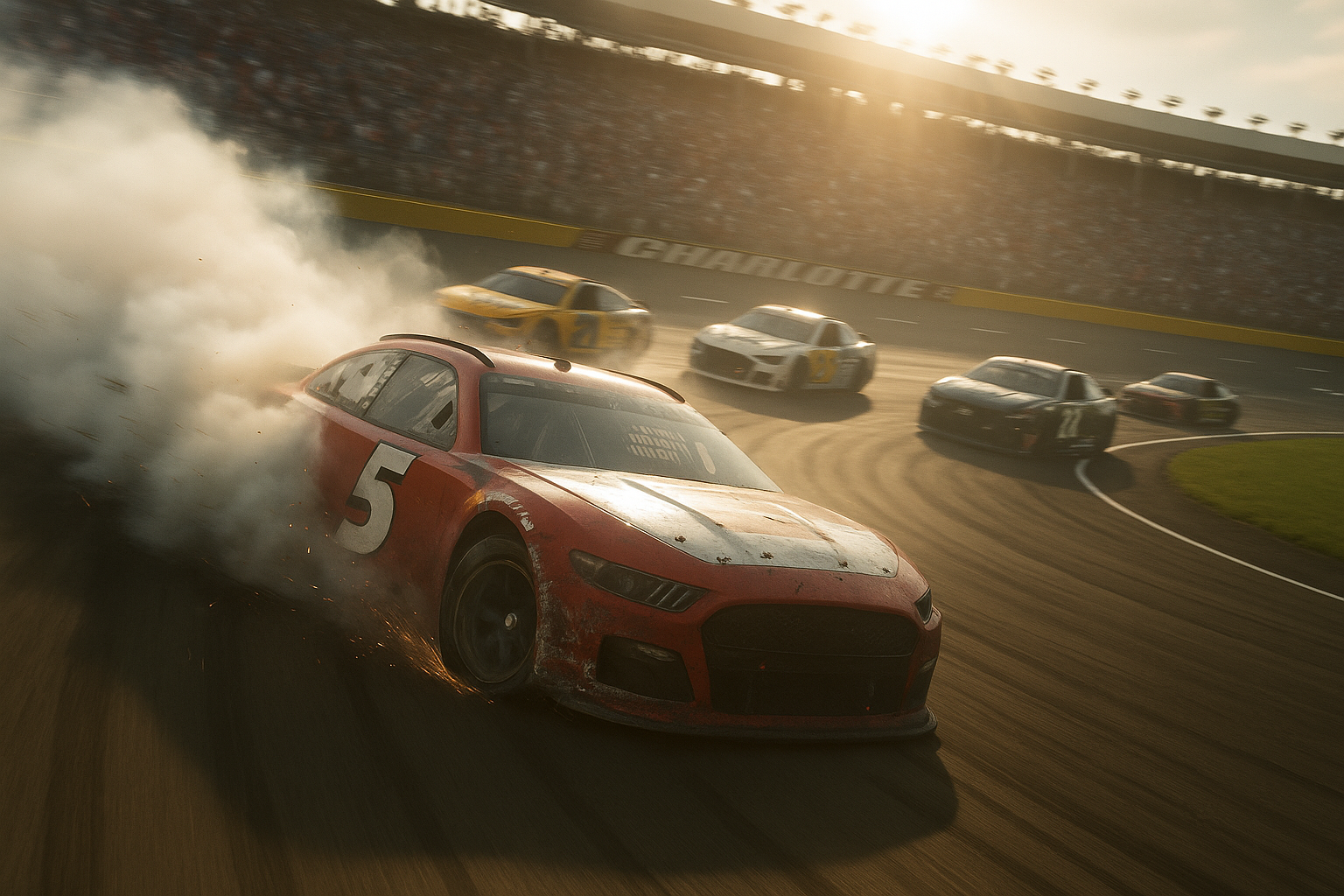 NASCAR 25 출시, AI 타이어 펑크 시스템에 팬들 "이거 진짜 대박"