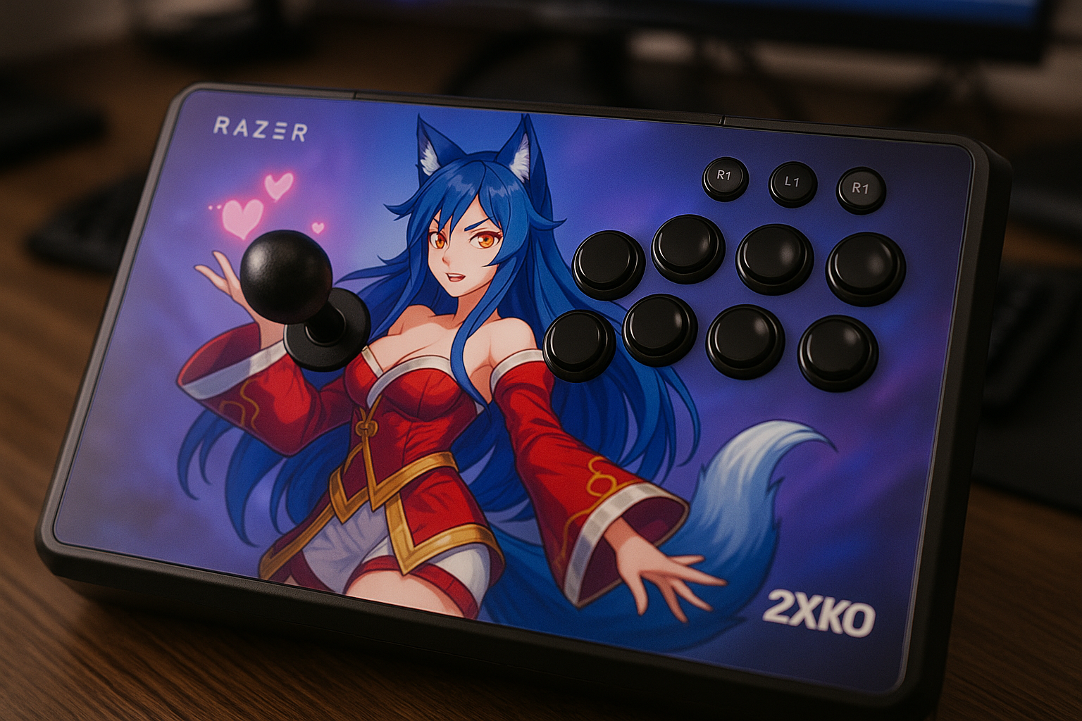 라이엇 '2XKO' 스킨 레이저 키츠네 컨트롤러 공개... 게이머들 반응은?