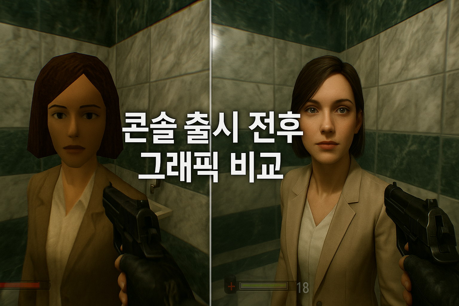 레디 오어 낫, 콘솔 출시 후 NPC 그래픽이 더 조악해졌다?