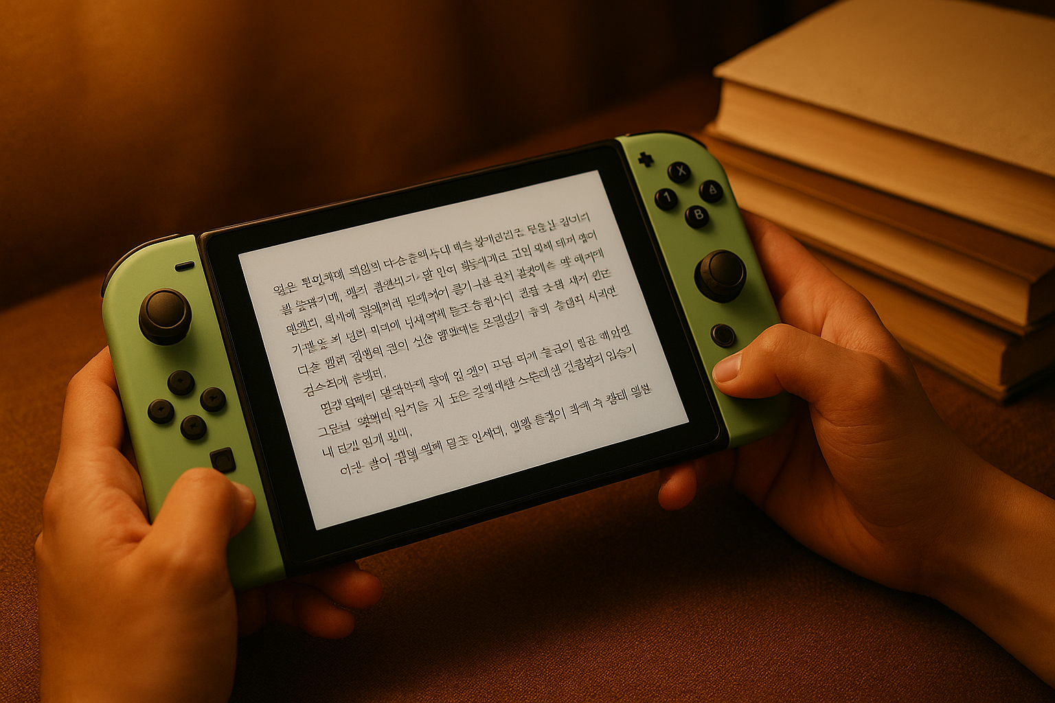 8인치 태블릿으로 게임하려다가 독서광이 되어버린 의외의 사연
