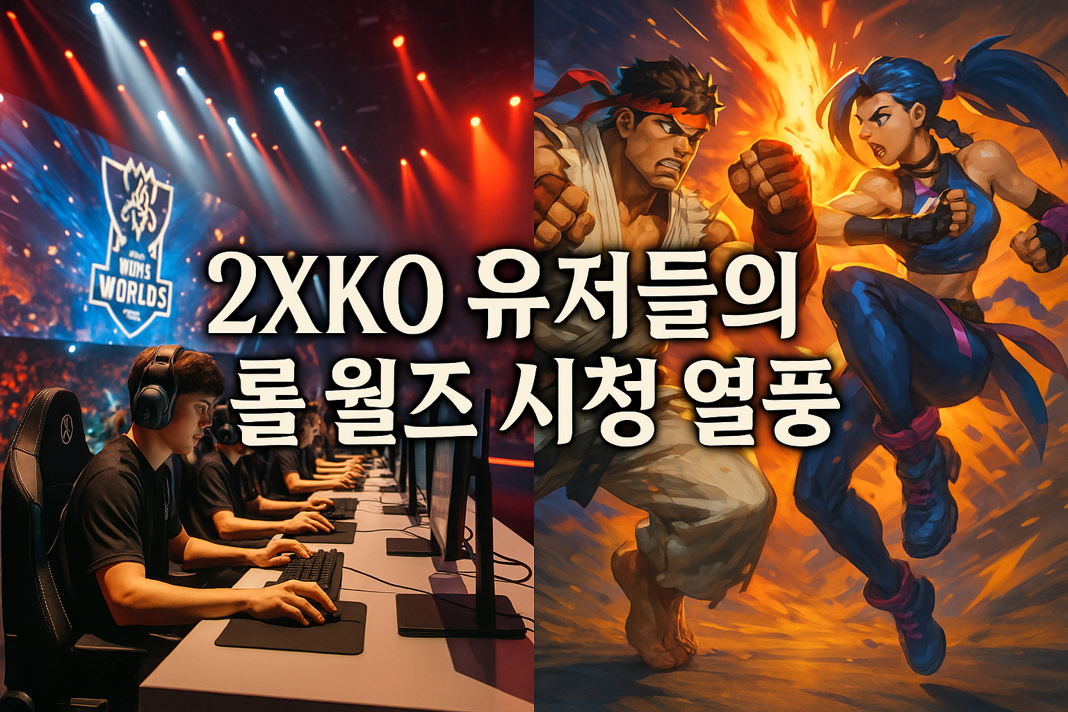 2XKO 커뮤니티가 롤 월즈 챔피언십 시청을 강력 추천하는 이유