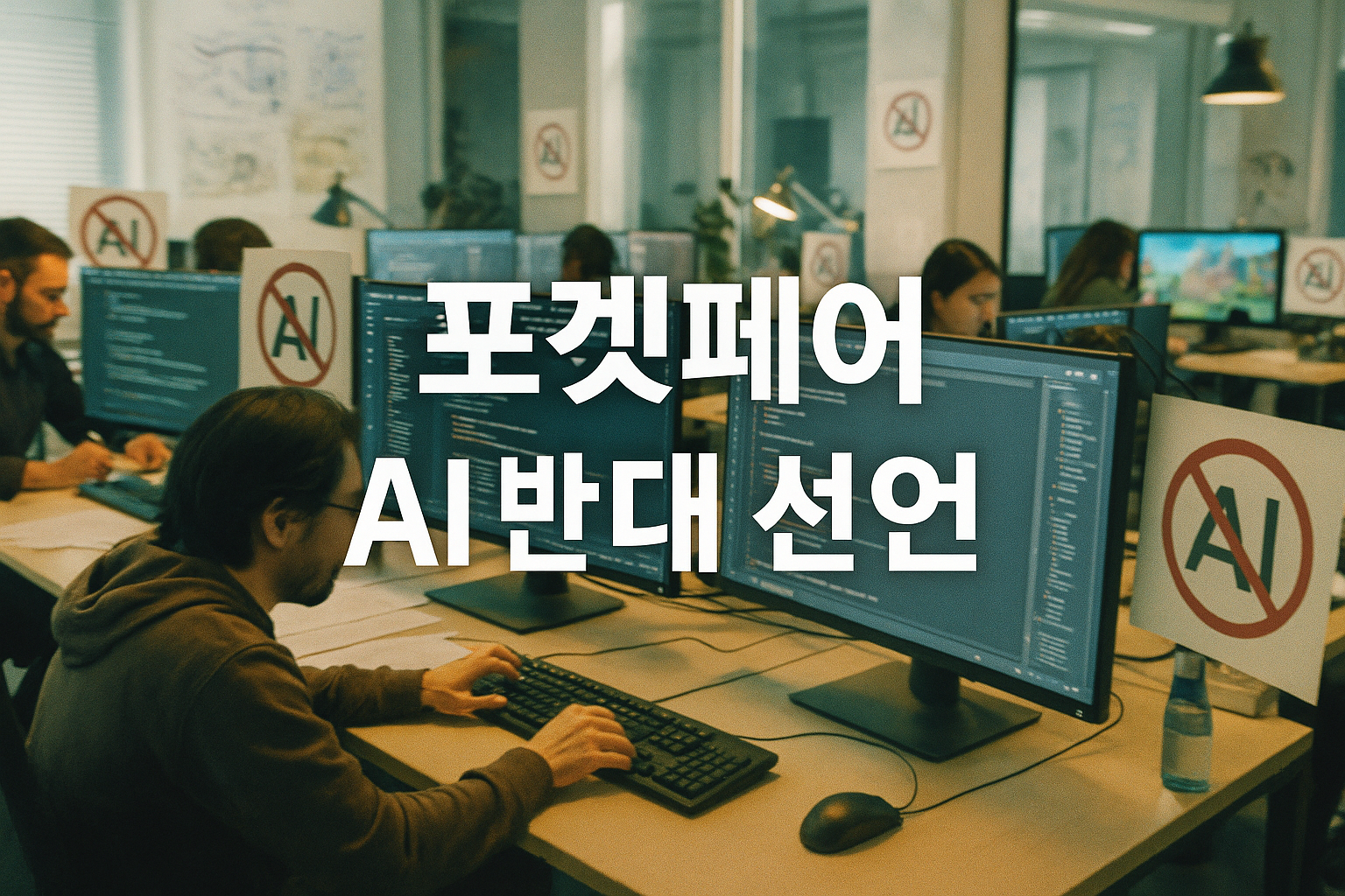 팰월드 개발사 포켓페어 "AI 게임 출시 안한다" 선언...결국 밝힌 속내