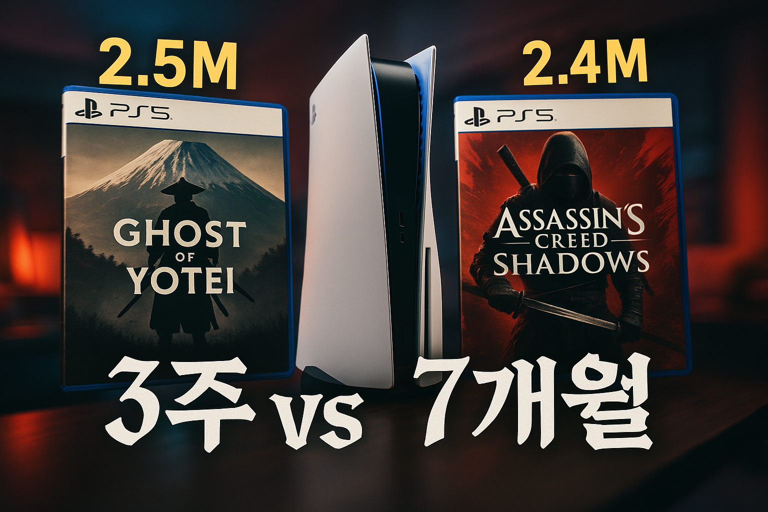 출시 3주 만에 7개월차 어쌔신 크리드를 제쳤다, 고스트 오브 요테이의 충격적 판매량
