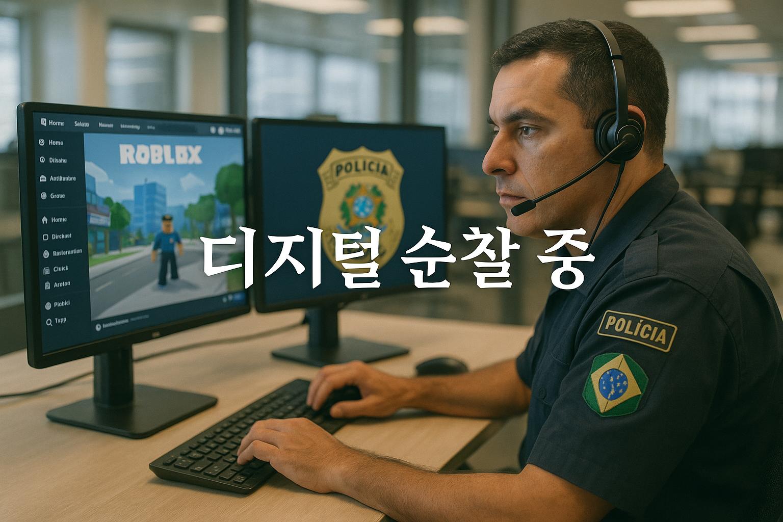 로블록스 플레이가 공무원 업무로? 브라질 경찰의 디지털 순찰 도입에 네티즌 들끓어