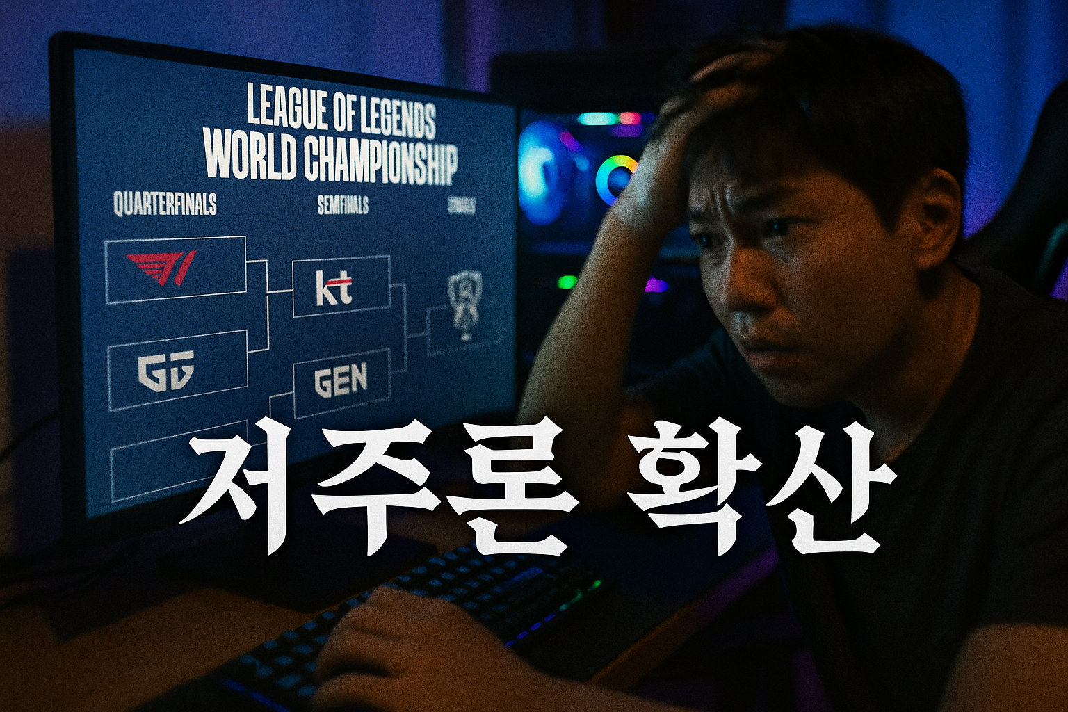 T1 팬들 발칵, 롤드컵 대진표 보고 '저주론' 확산