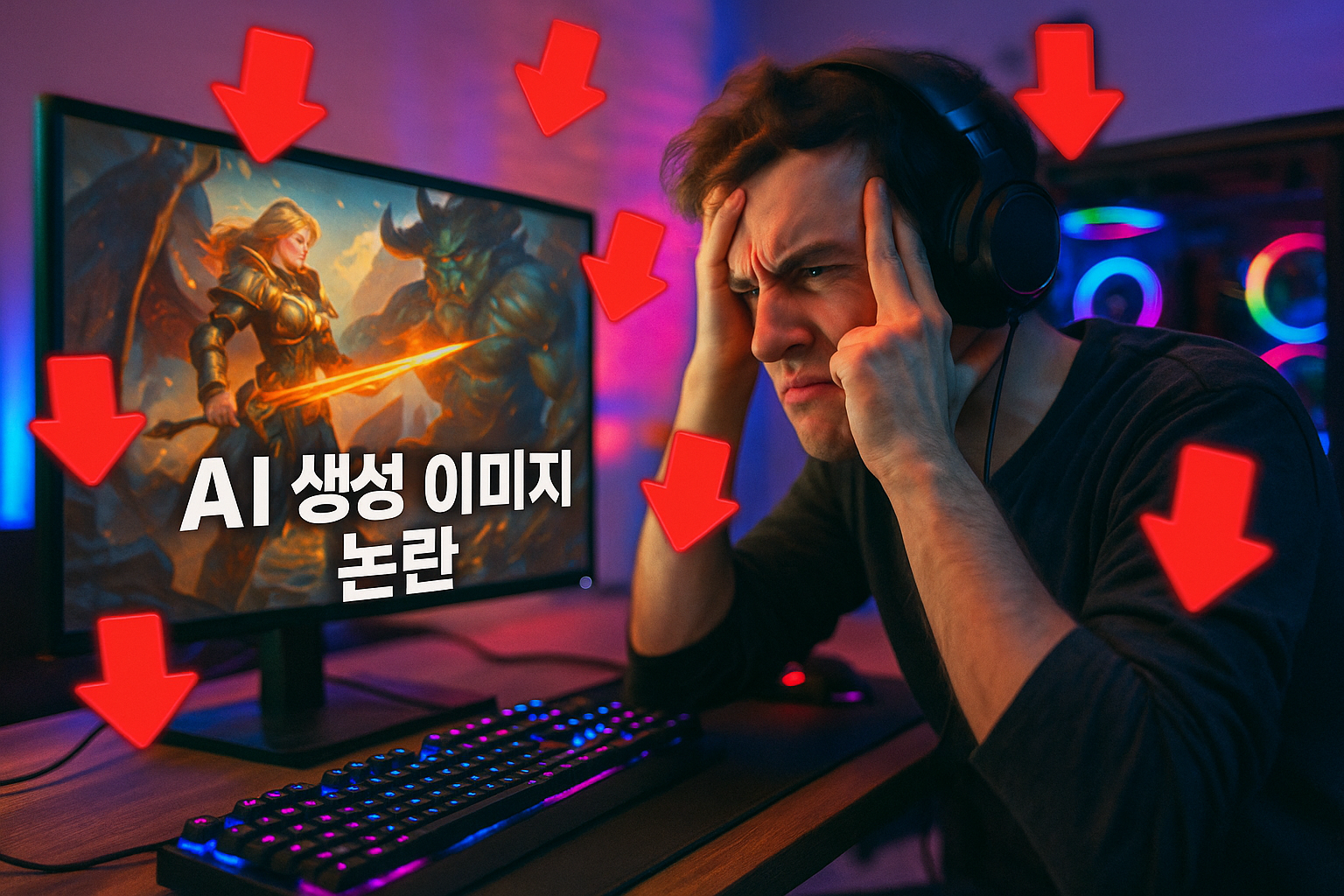 게임 광고에 AI 그림 쓰면 유저들이 발칵 뒤집힌다