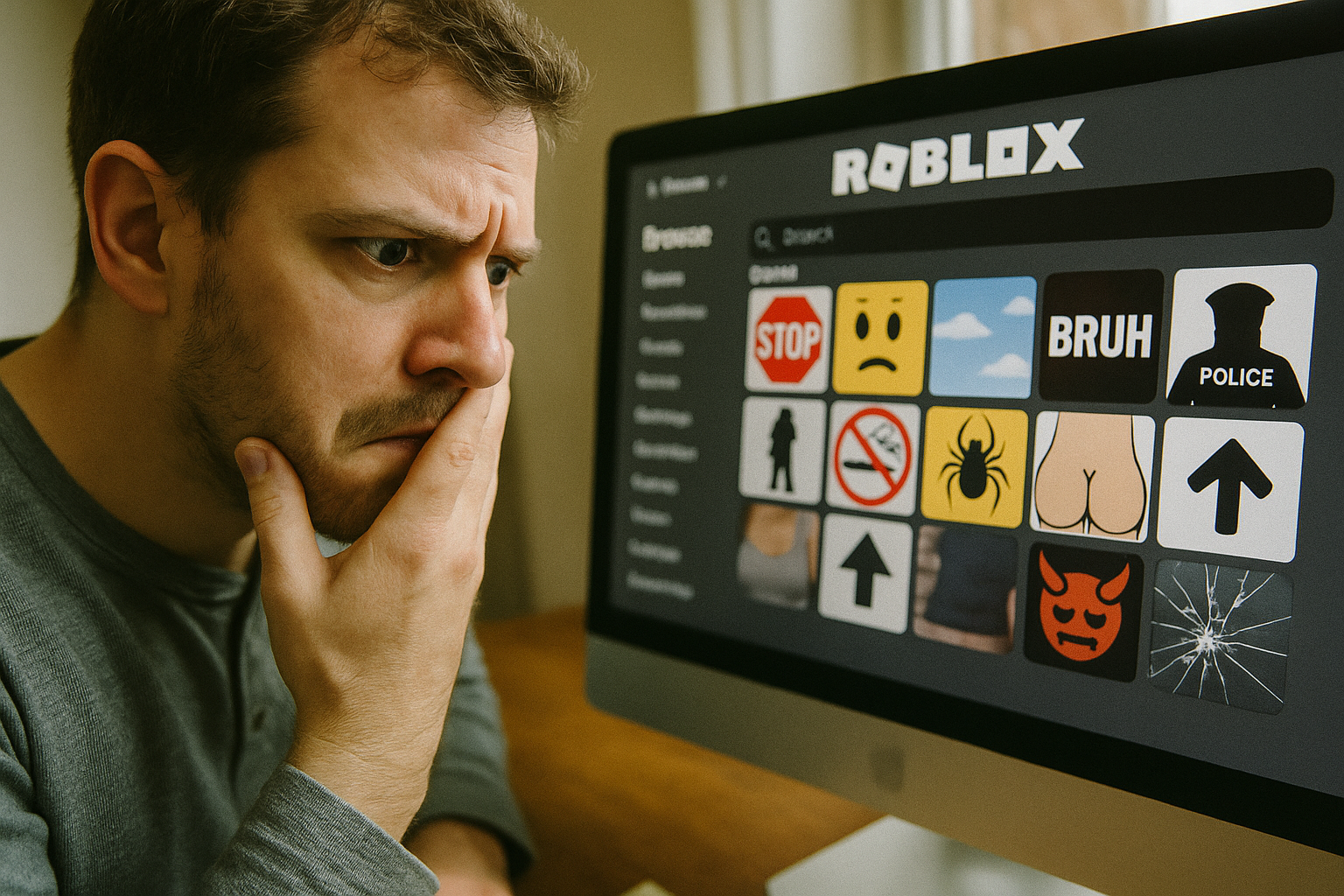 로블록스에서 발견된 충격적인 데칼, 알고보니 '구닝' 밈이 게임까지 침투했다