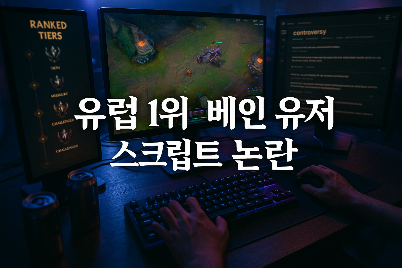 유럽 1위 베인 유저가 스크립트 사용자였다고? 베인 장인들이 발칵 뒤집힌 이유