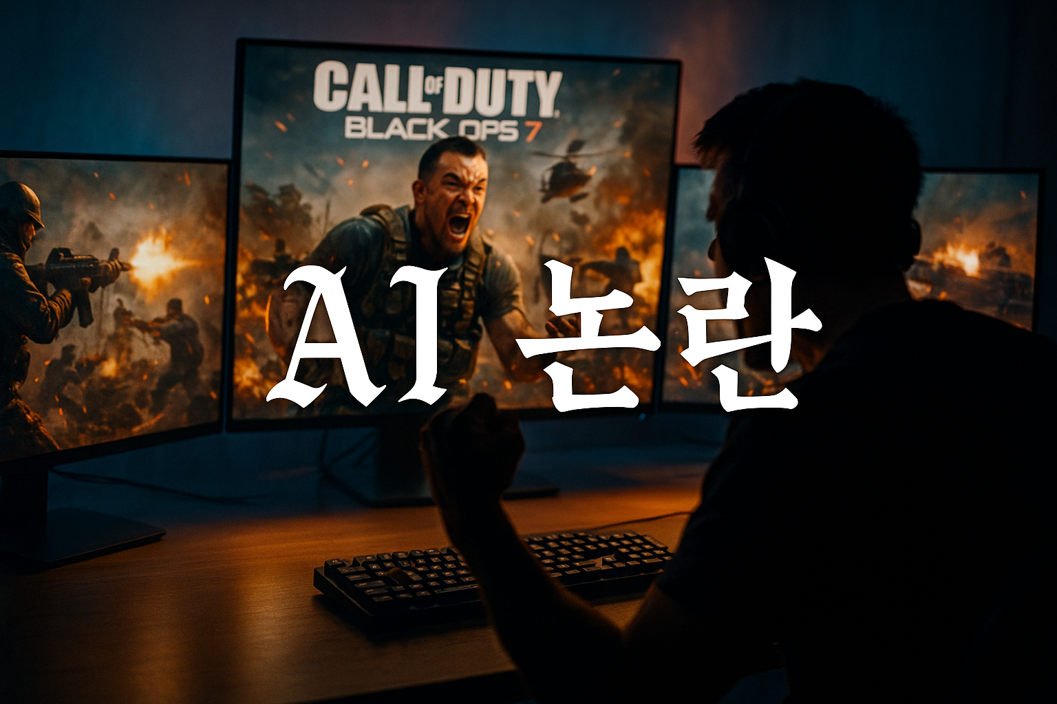 액티비전, 콜 오브 듀티 블랙 옵스 7에 AI 아트 사용 논란...유저들 '발칵'