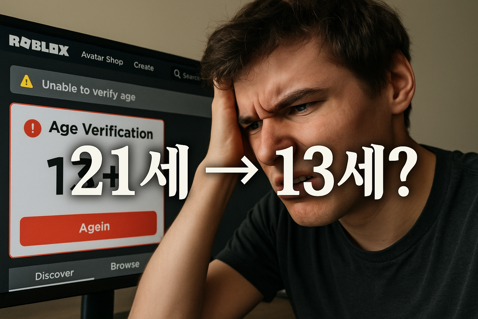 21살인데 13살로 판정? 로블록스 AI 나이 인식 시스템의 충격적인 오류
