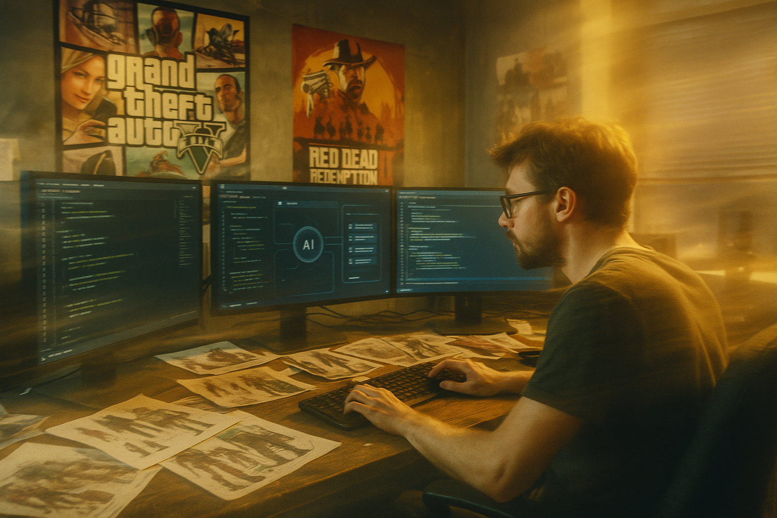 락스타 공동 창립자 댄 하우저, '자기혐오 AI' 소재 신작에 실제 AI 기술 활용한다