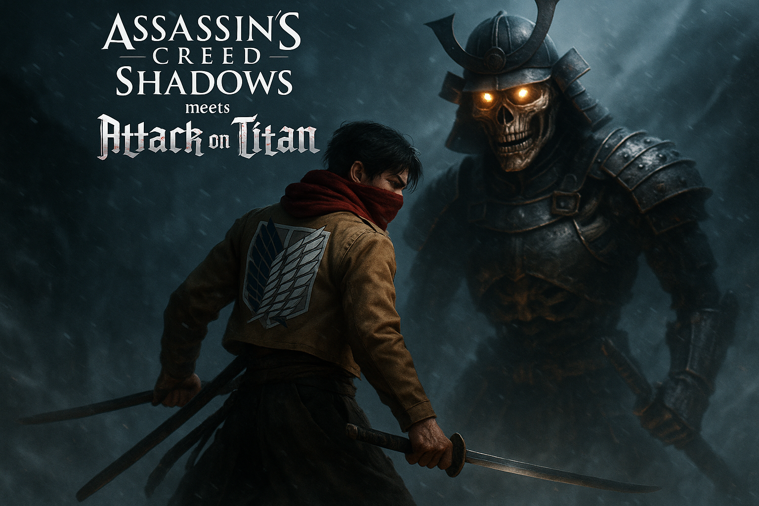 어쌔신 크리드 섀도우에 진격의 거인이 나타났다? 팬들 사이에서 화제인 크로스오버 콘텐츠