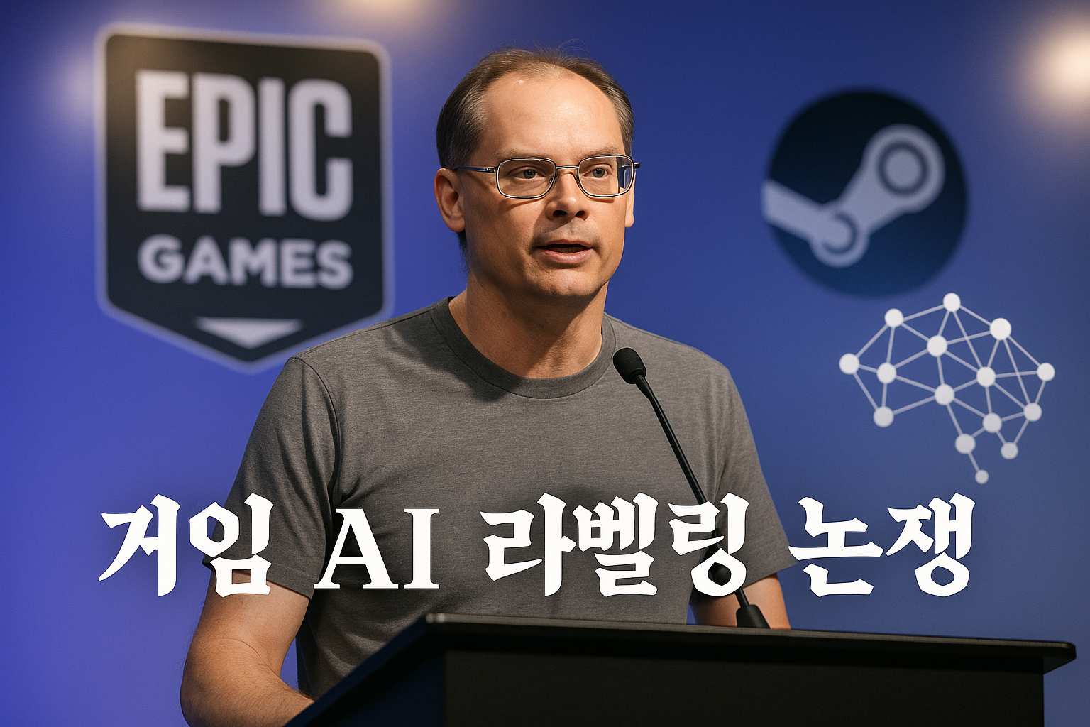 에픽게임즈 CEO 팀 스위니, 스팀의 'AI 제작 게임' 라벨링에 반발 "앞으로 모든 게임이 AI 사용할텐데"