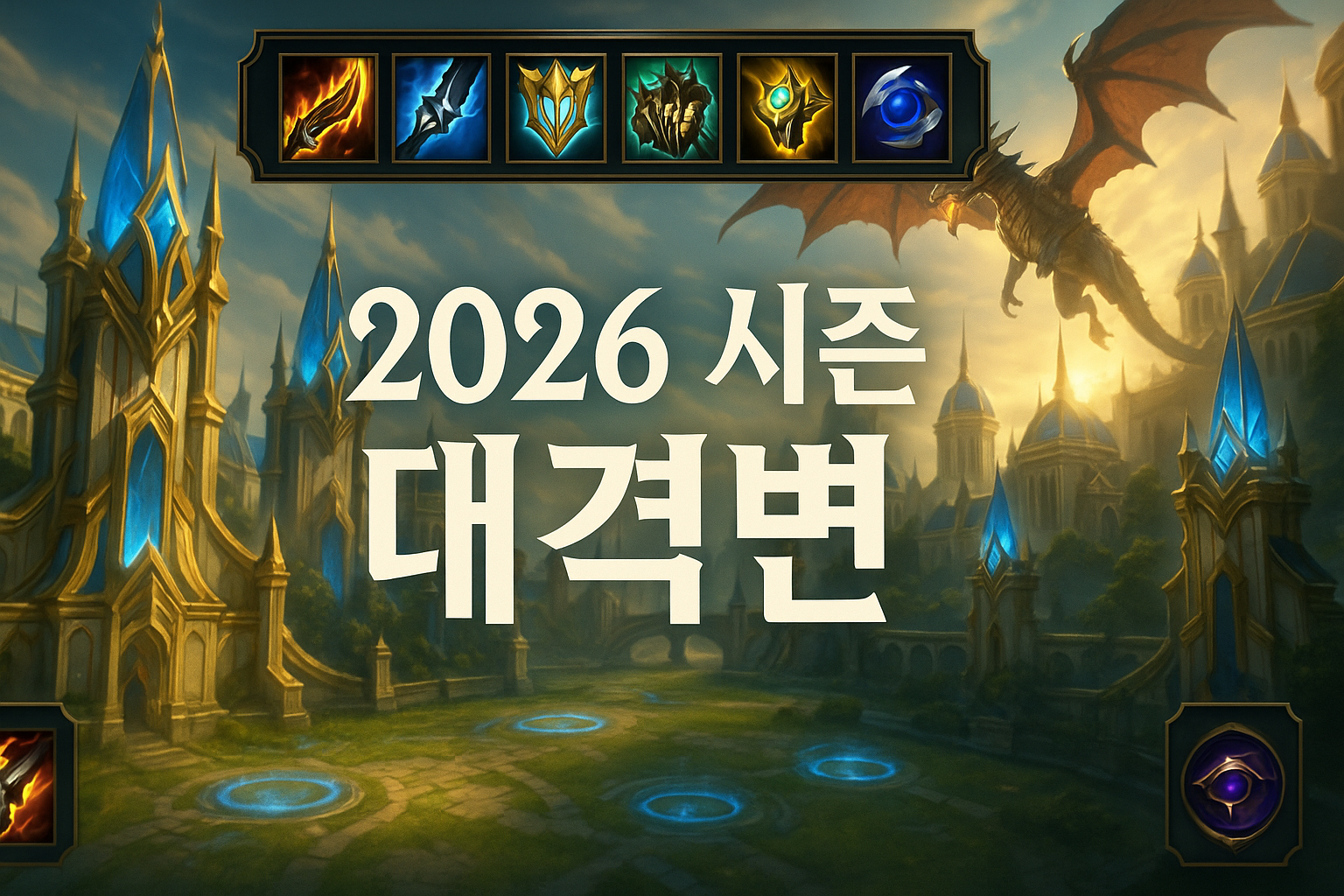 롤 2026 시즌 대격변 예고, ADC 7번째 아이템 슬롯 추가로 '4딜러 메타' 부활하나