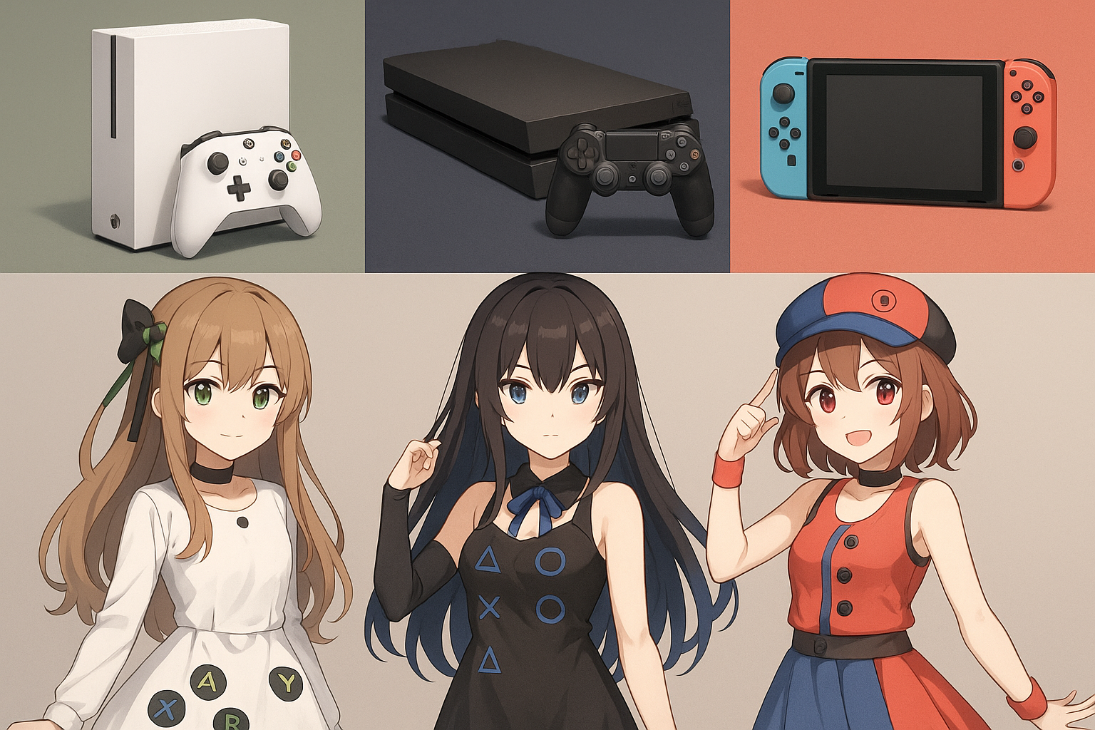 게임 콘솔이 의인화되면? 레딧에서 화제 된 '현실 vs 2차원' 비교짤