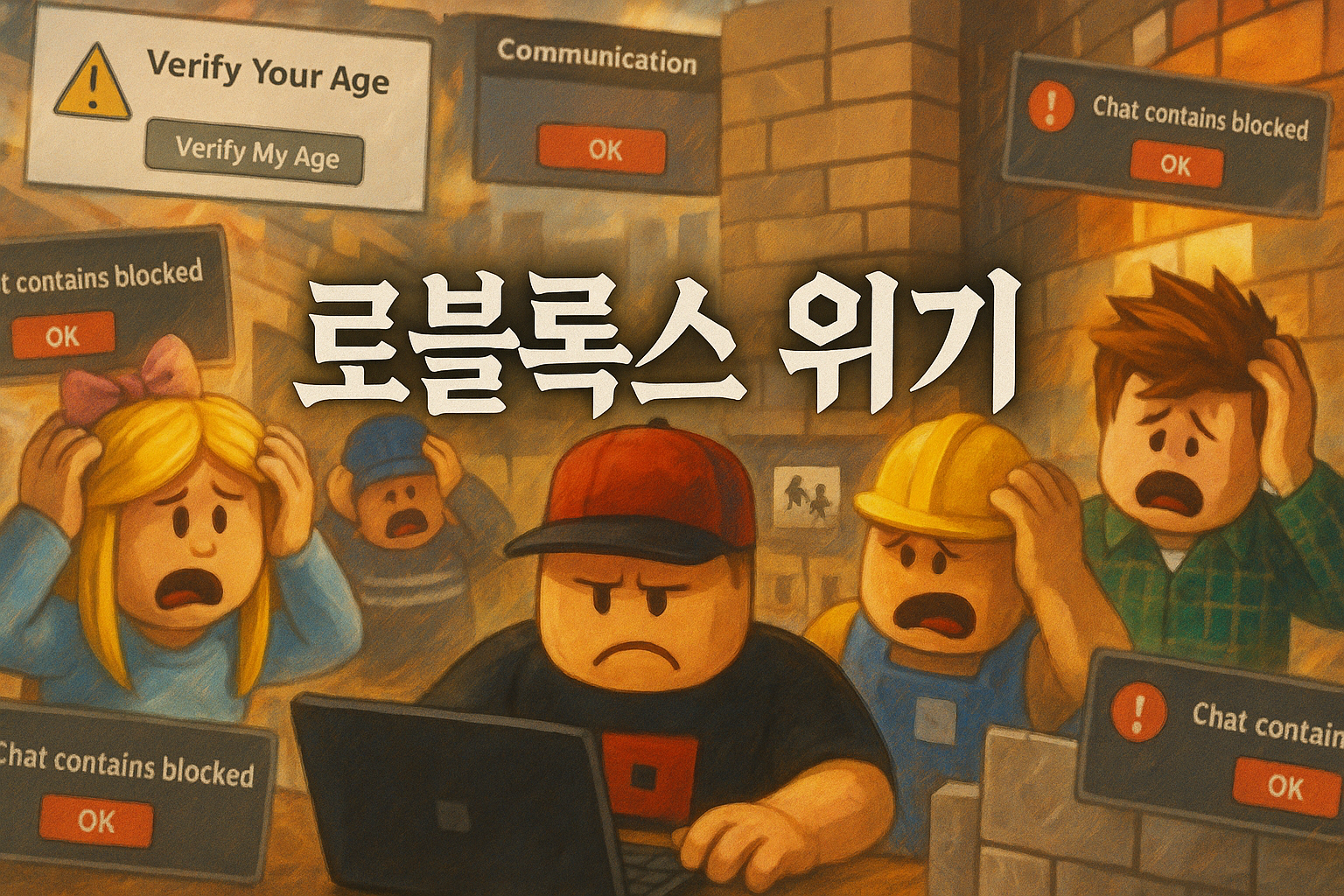 로블록스 신규 나이 인증 시스템 발칵, 유저들 "게임이 망가진다"