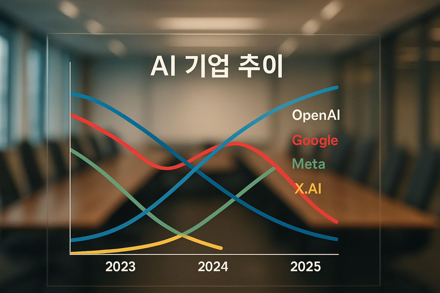 OpenAI 독주 시대 끝났나? 구글·X.AI가 맹추격하며 AI업계 판도 뒤흔들어