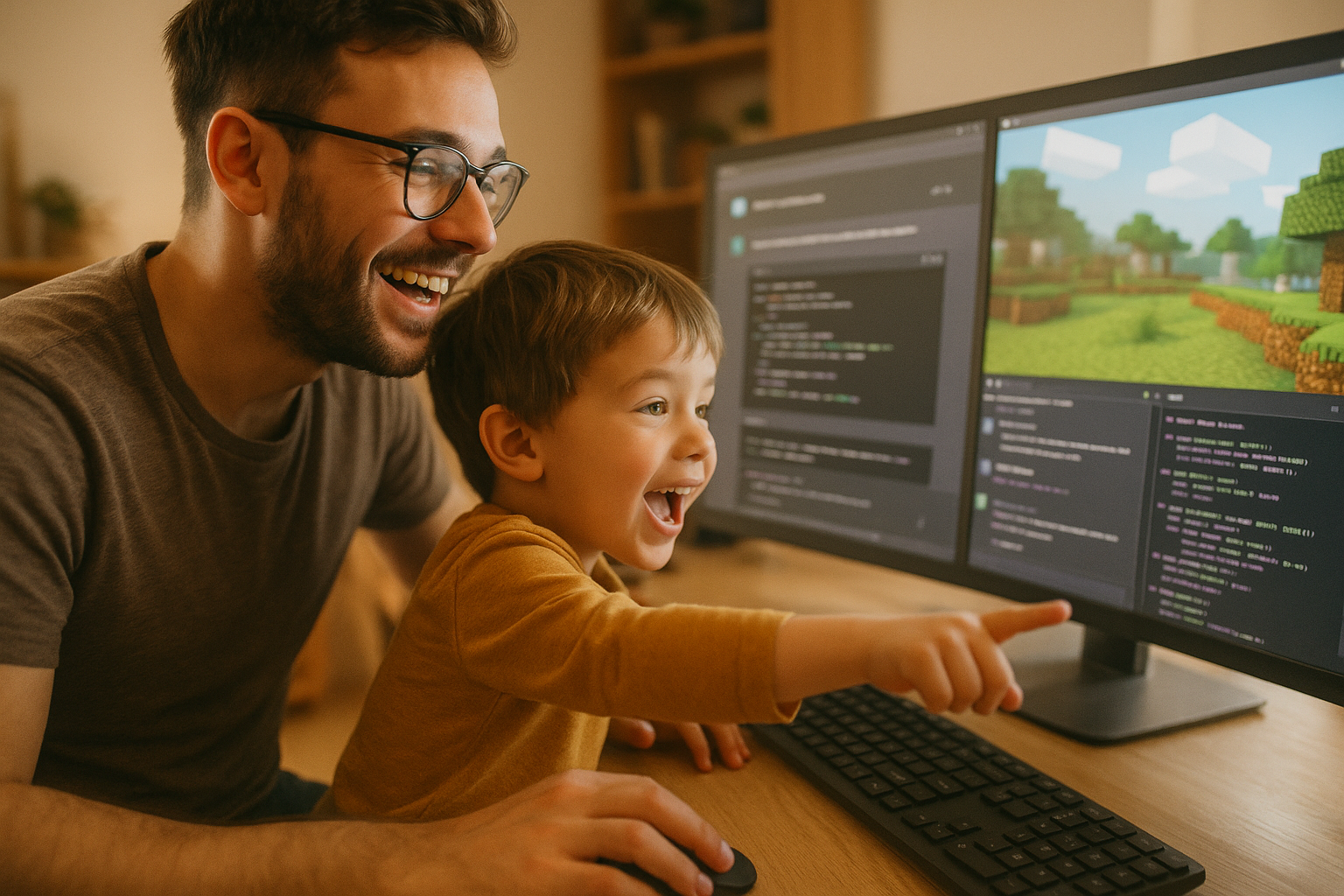 코딩 몰라도 게임 개발 가능? 28세 아빠와 5세 아들의 놀라운 AI 게임 제작기
