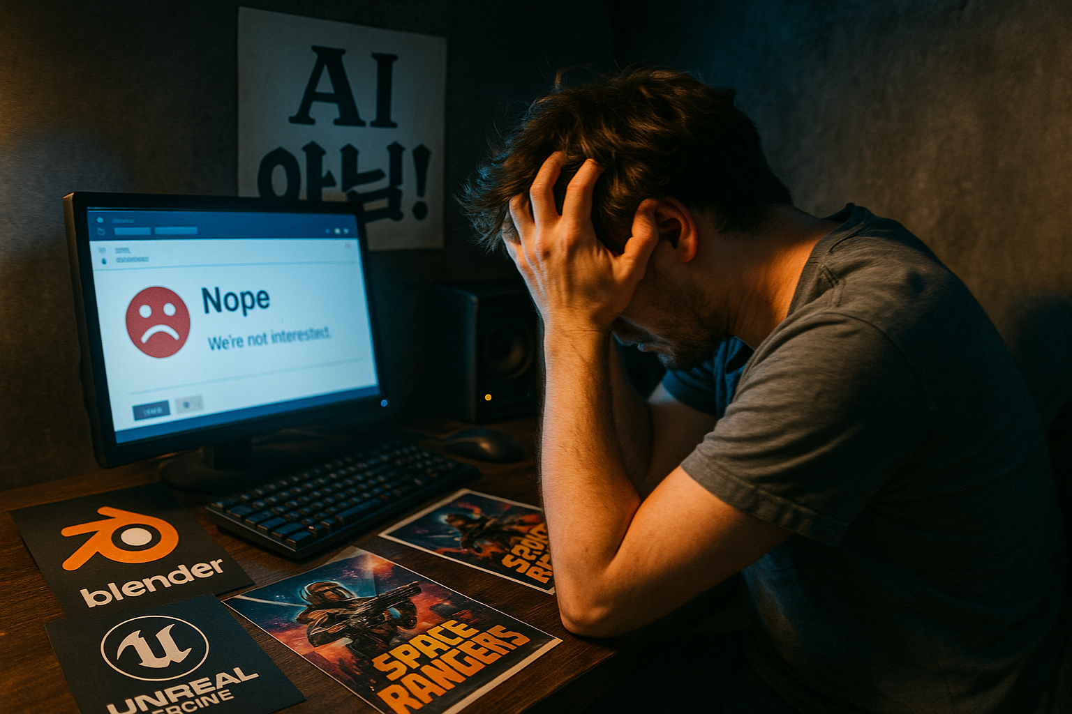 인디 개발자의 절규 "우리 게임은 AI 아닌데 AI 쓰레기 취급받는다"