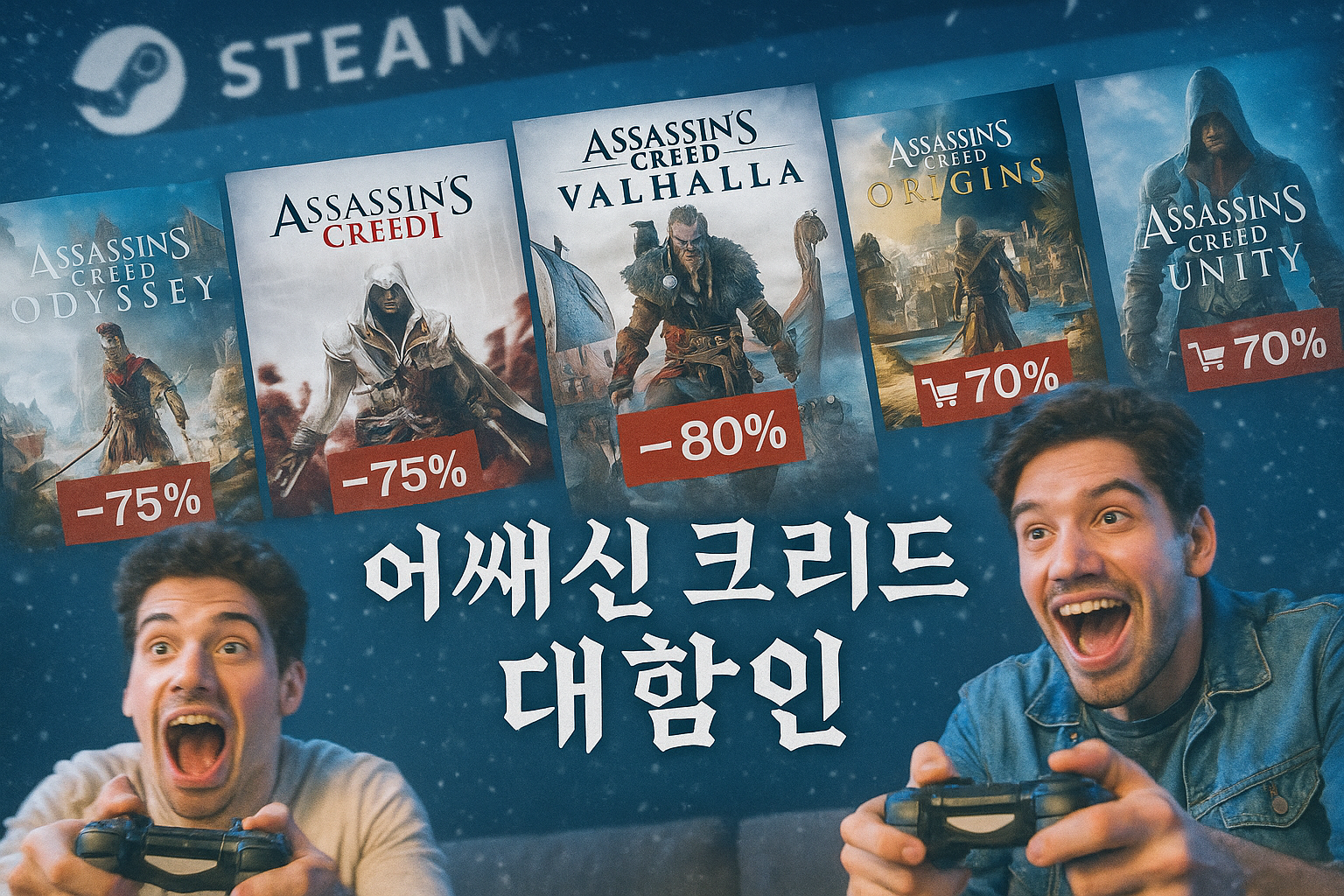 어쌔신 크리드 90% 할인 폭탄에 게이머들 '지갑 털기' 시작됐다