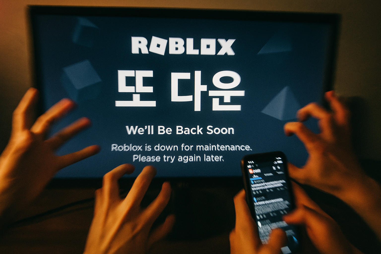 로블록스 또 다운됐다, 유저들 "아바타가 전부 뉴비로 변했어" 황당