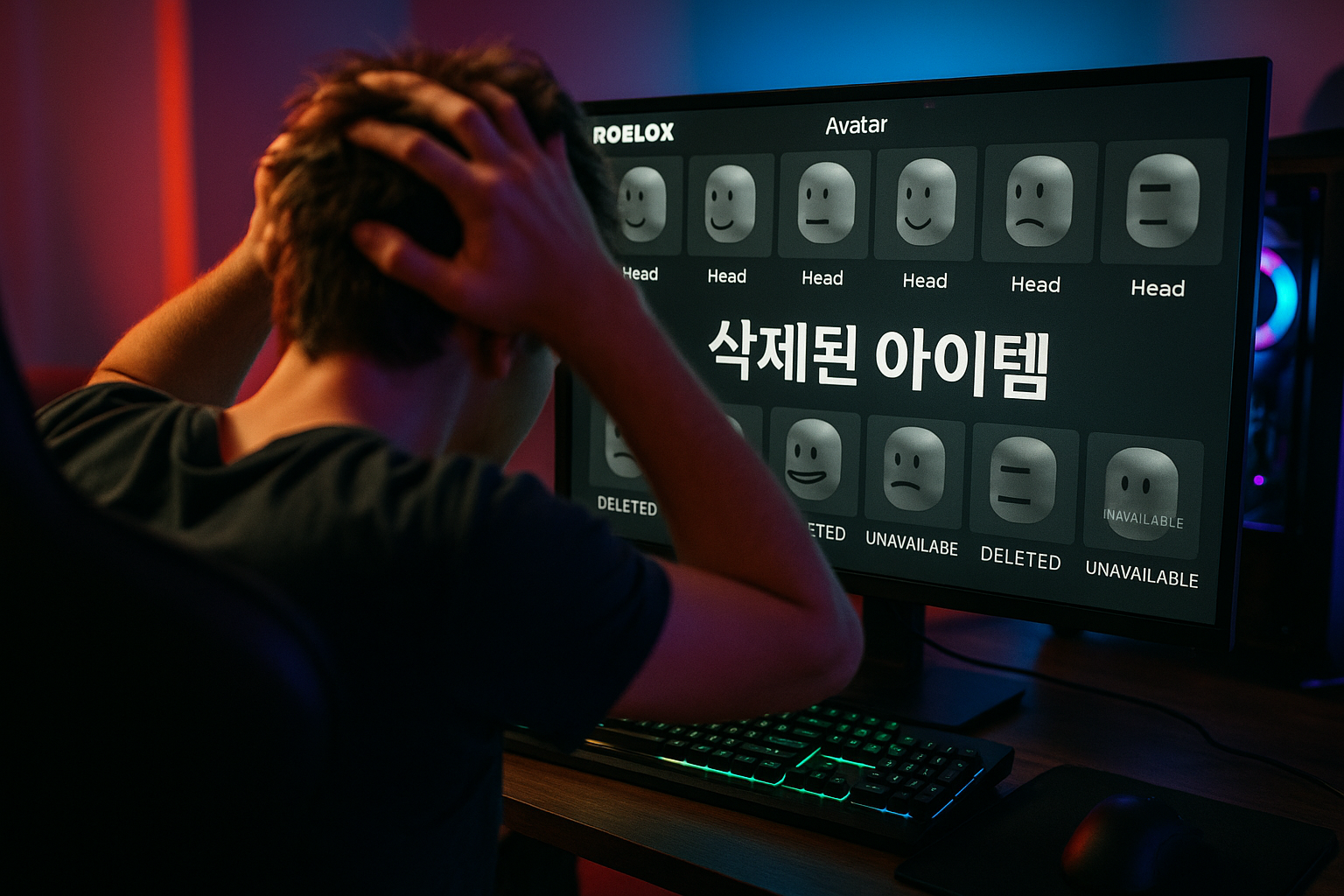 로블록스, 가짜 '헤드리스' 아바타 대대적 단속... 유저들 '발칵' 반발