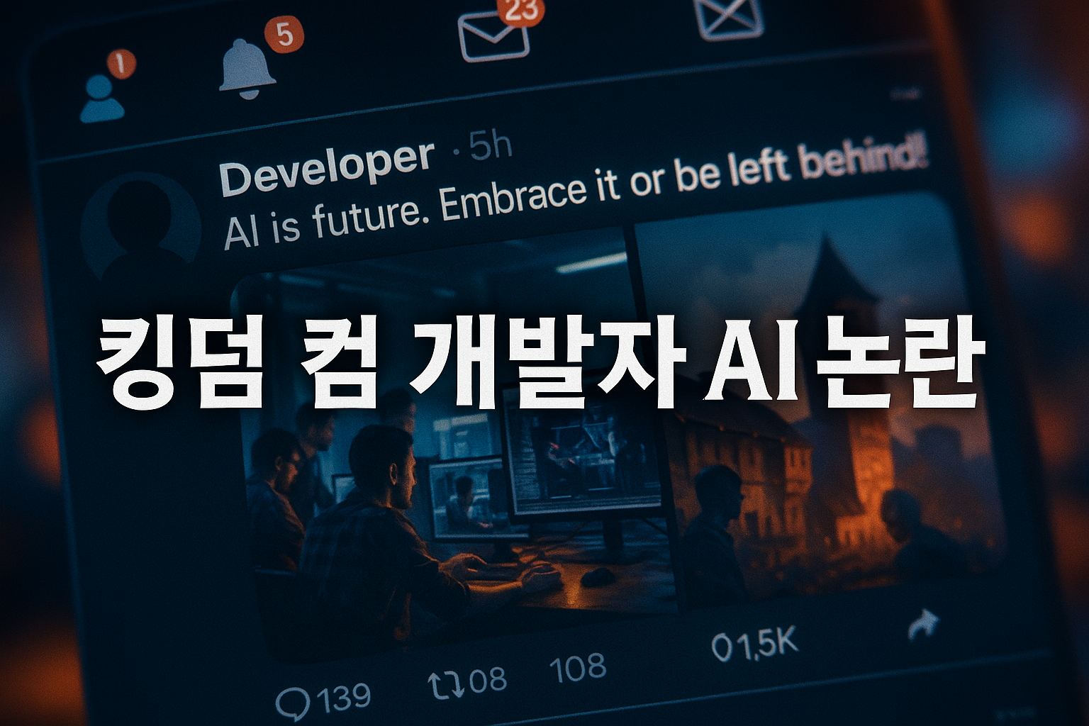 킹덤 컴 개발자 AI 발언으로 발칵, "성우 500시간 녹음이 지겨워"