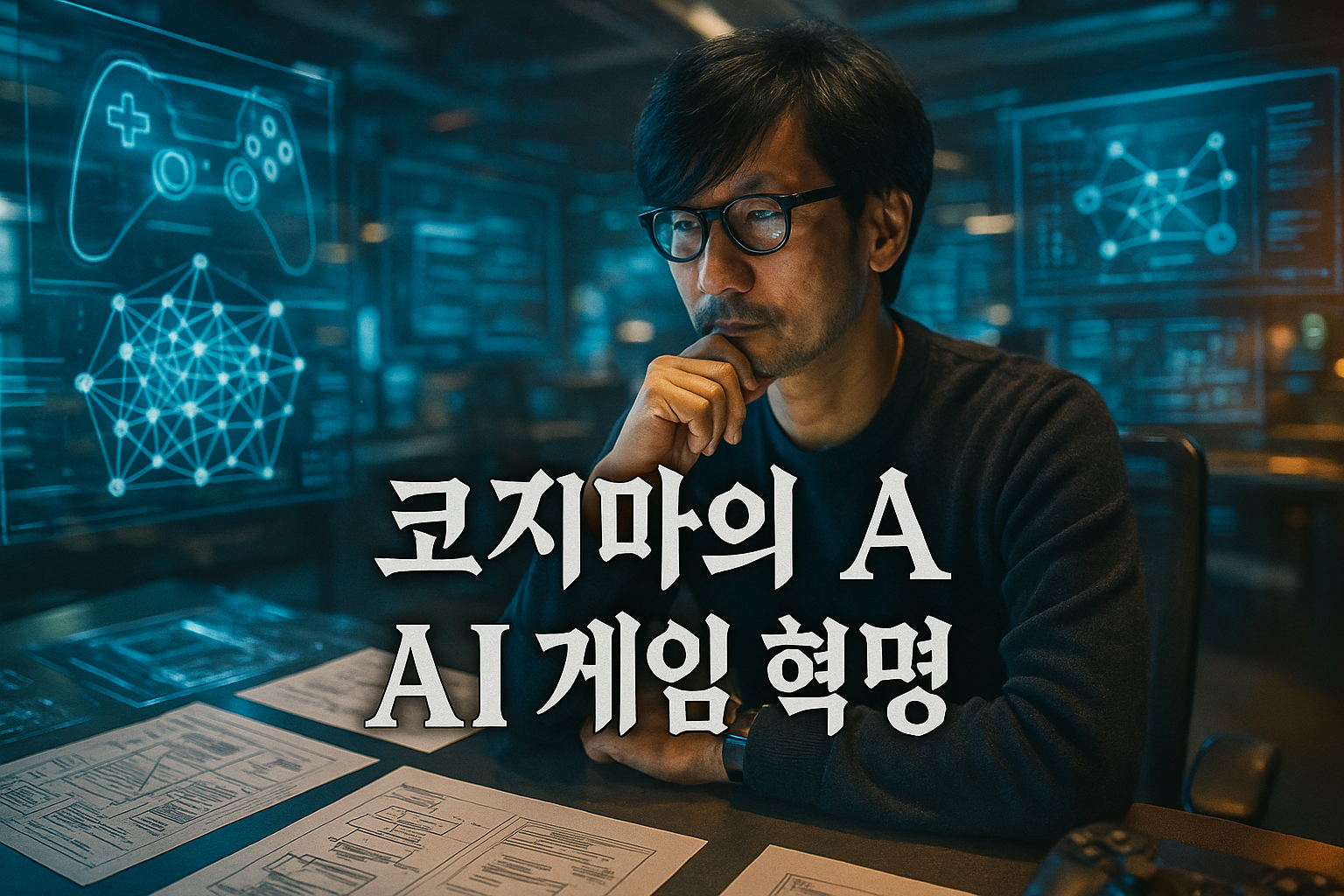 코지마 히데오 발칙한 발언, "AI를 위한 게임을 만들겠다"