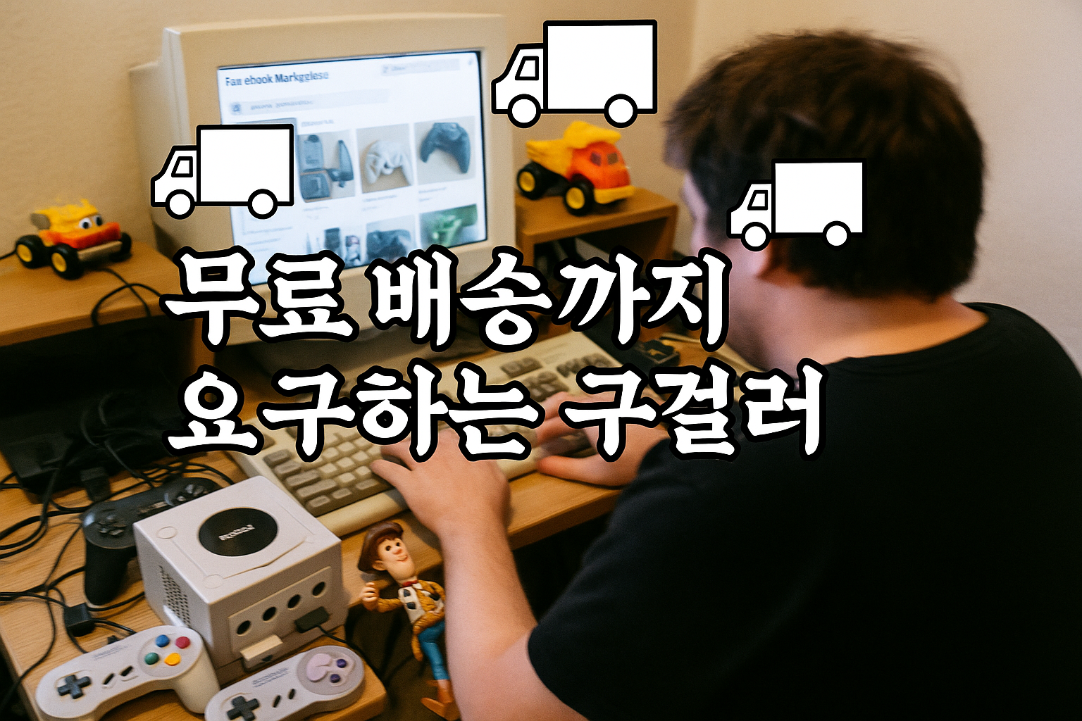 무료 콘솔과 게임 달라며 배송까지 요구하는 황당한 구걸러, 네티즌들 발칵