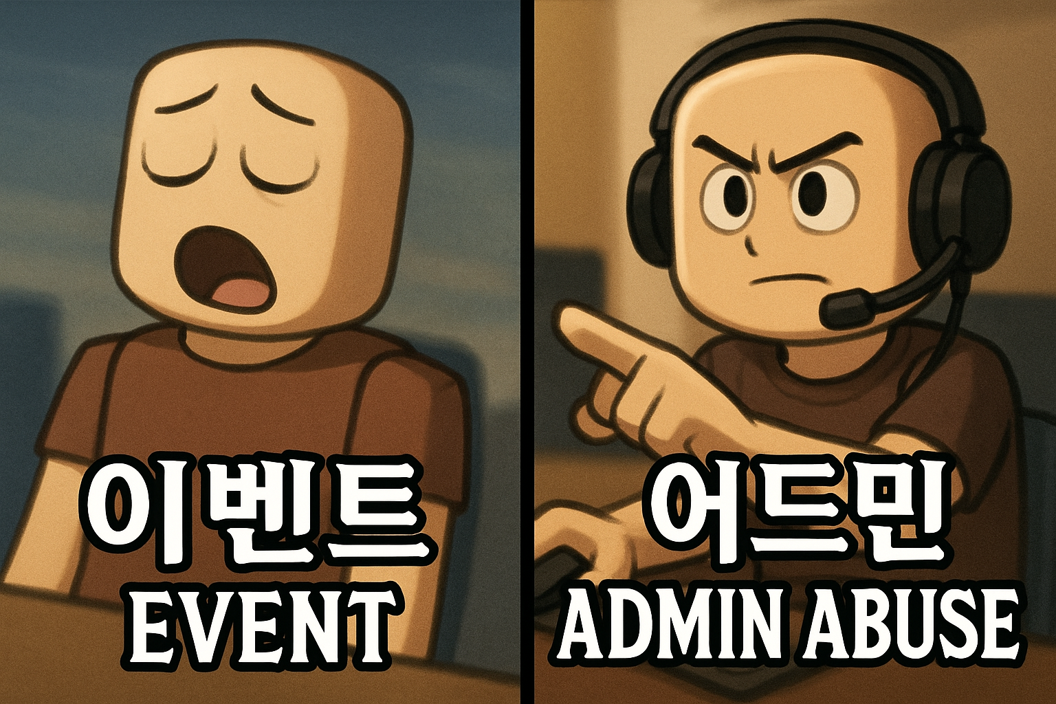 로블록스 유저들 '어드민 갑질에는 관심 폭발, 이벤트에는 시큰둥'