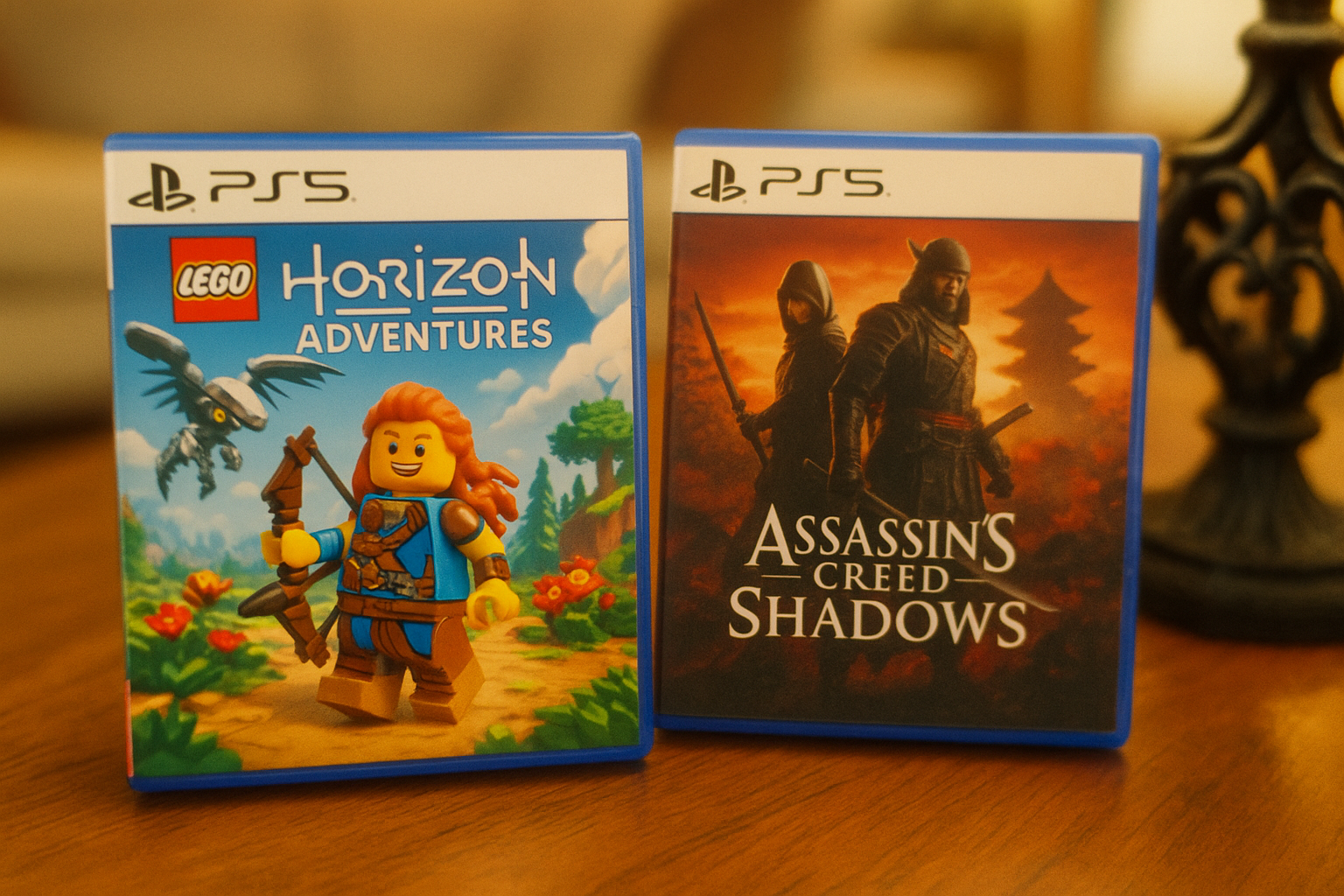 크리스마스 선물로 받은 어셈블 크리드 섀도우와 레고 호라이즌, PS5 프로 성능은 어떨까?