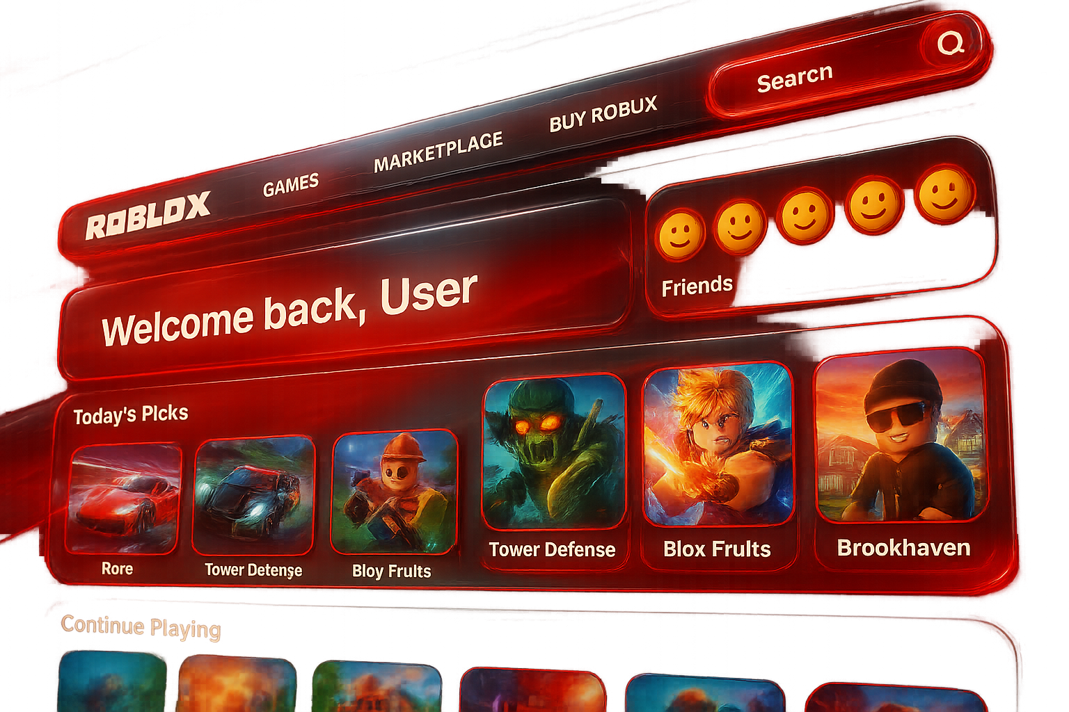 로블록스가 미래형 디자인으로 바뀐다면? 게이머들의 상상력이 만들어낸 놀라운 변화