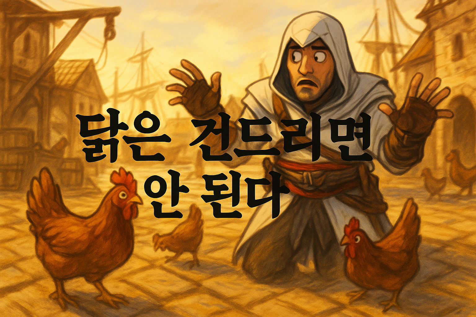 어크 플레이어들이 발견한 충격적인 게임 로직 "닭은 건드리면 안 된다"