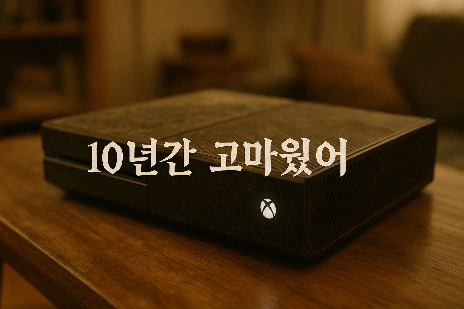 10년을 함께한 엑스박스 원이 결국 숨을 거두었습니다