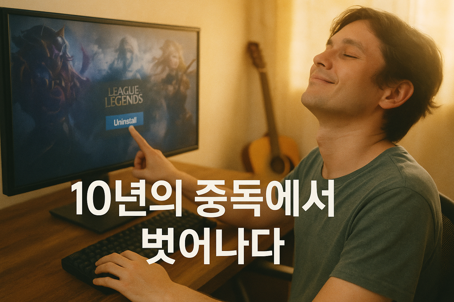 10년 롤 중독자의 고백 "삭제했더니 인생이 바뀌었다"