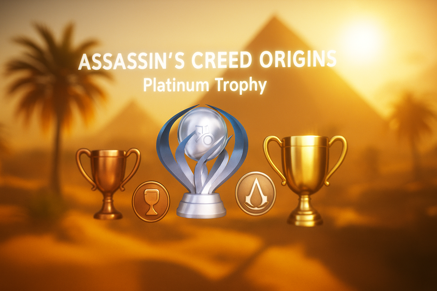 어쌔신 크리드 오리진스 플래티넘 달성, 그런데 너무 노가다가 심했다