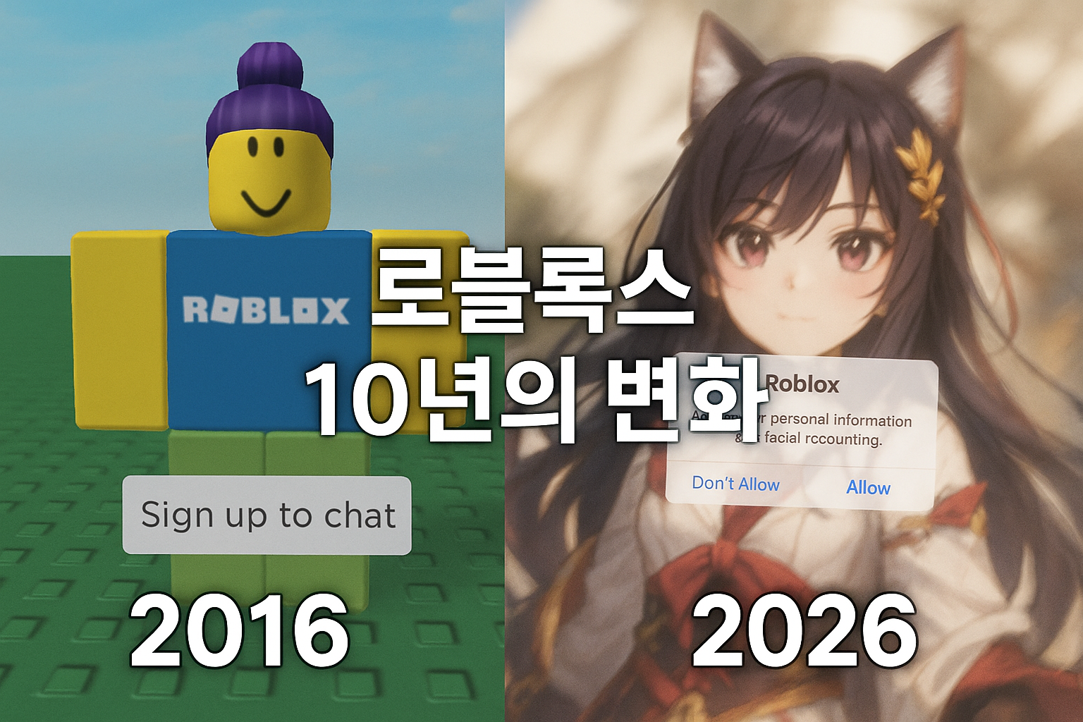 로블록스 10년 변화에 유저들 경악... "2016년이 그립다"