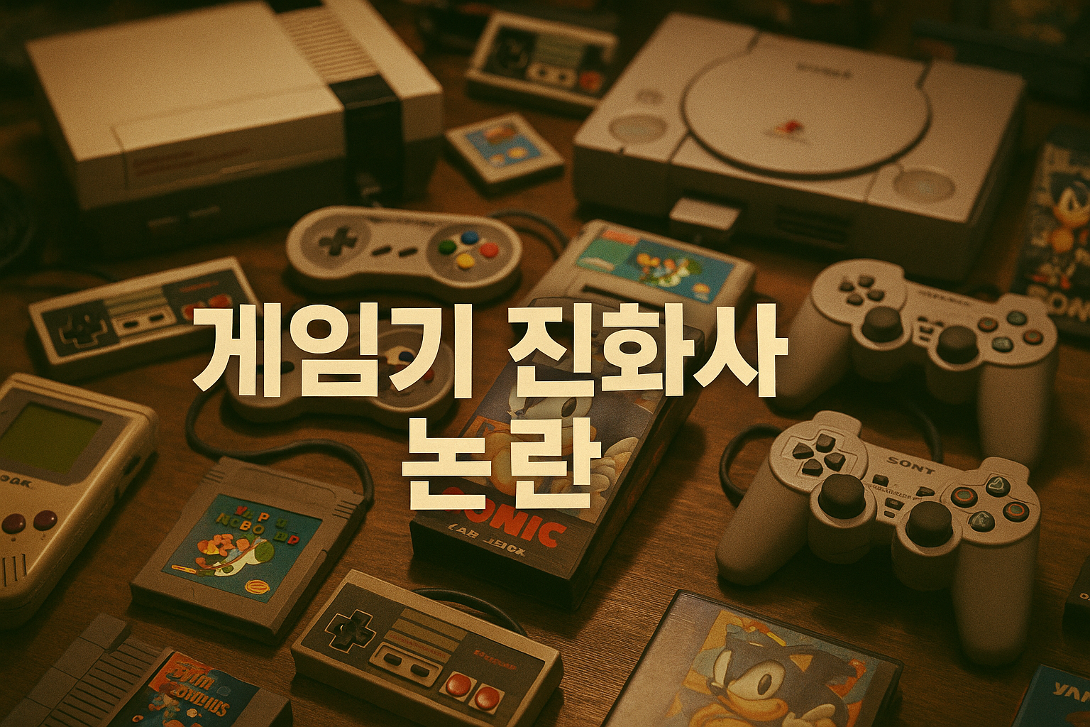 게임기 진화표 하나에 레트로게임 커뮤니티 발칵, "이게 뭔 개판이야"