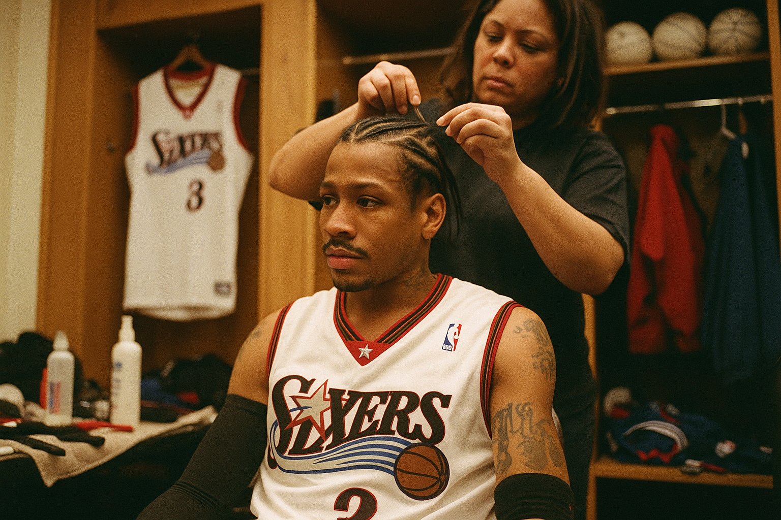 농구계 전설 앨런 아이버슨의 헤어스타일 비용 경악, '전담 미용사까지 고용'