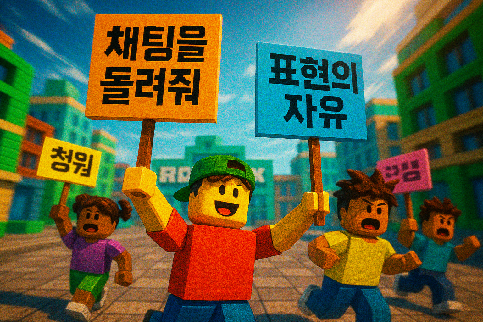 로블록스에서 벌어진 '채팅 금지' 항의시위, 브라질 어린이들이 프랑스 혁명까지 인용하며 발칵