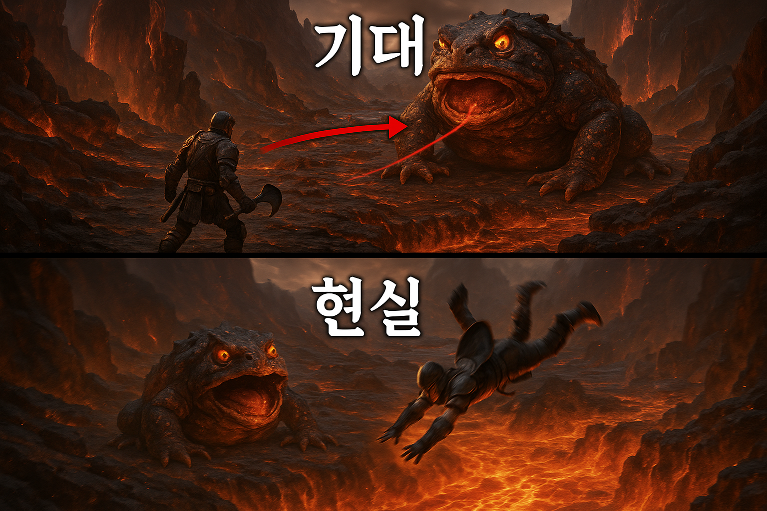 '하이테일' 용암 두꺼비 AI가 너무 이상하다... 유저들 발칵