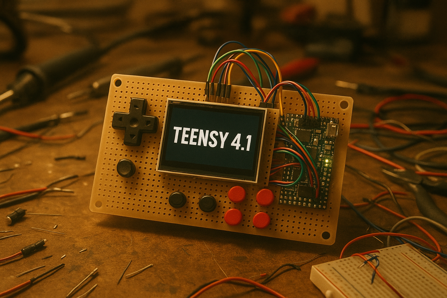 아두이노로 휴대용 게임기 만든 개발자, "오버스펙이지만 확장성 때문에"