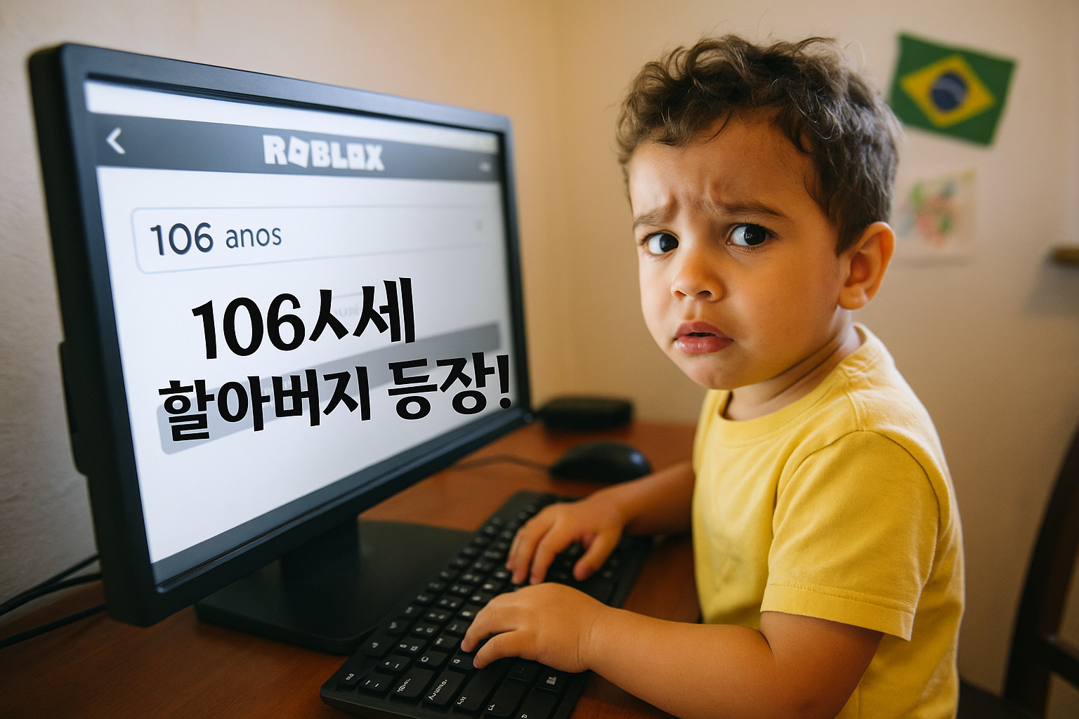 로블록스에서 106세라고 거짓말한 브라질 아이, 전 세계 밈이 되다