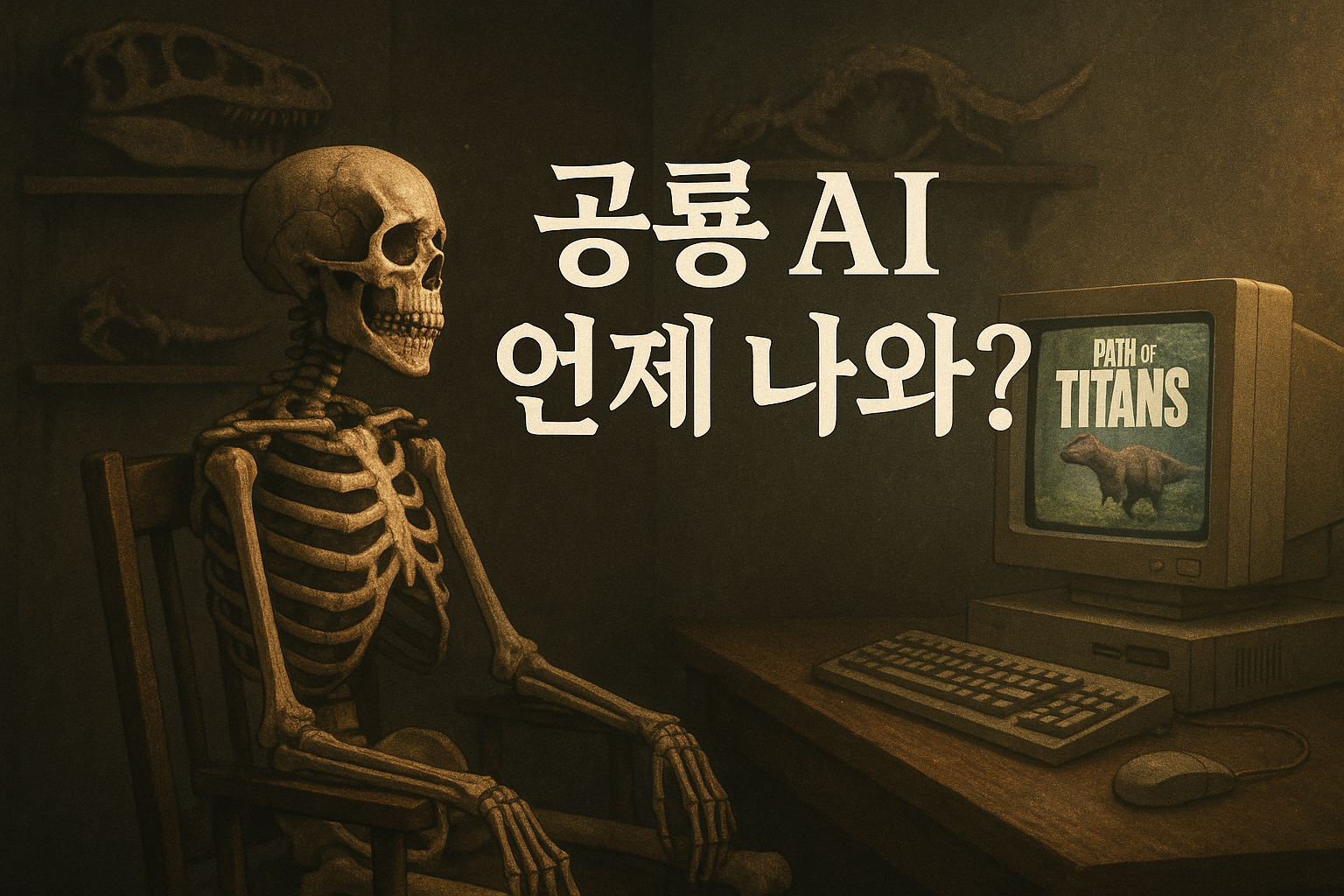 '패스 오브 타이탄스' 유저들, 공룡 AI 추가를 기다리다 지쳐 '해골될 때까지' 패러디