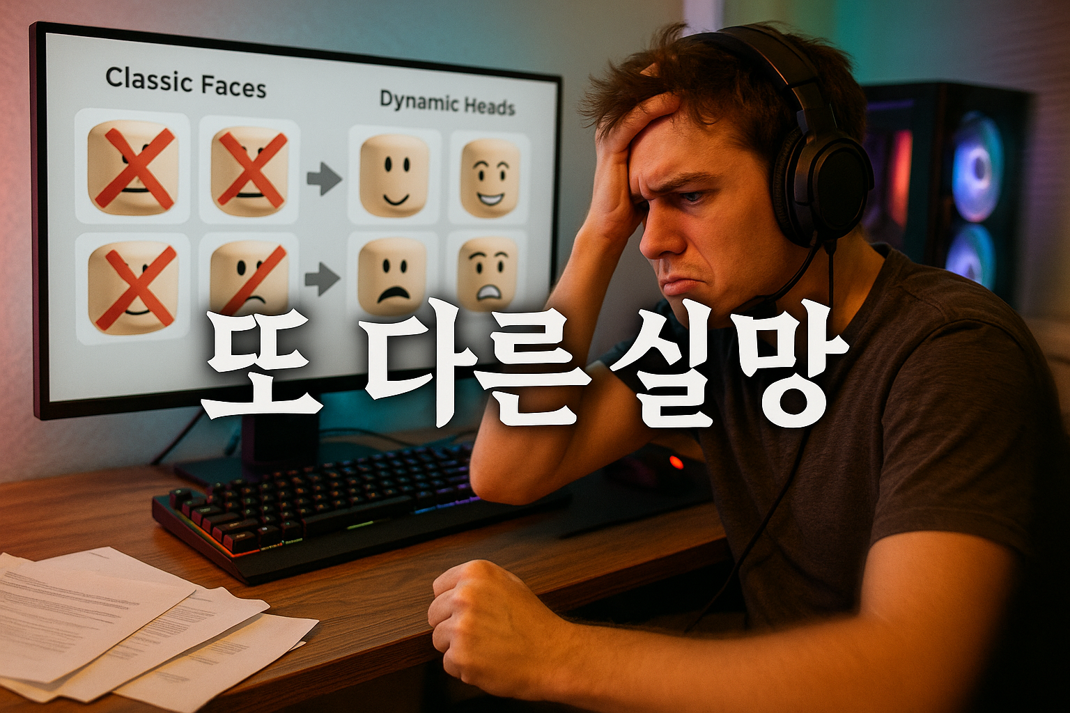 로블록스, 결국 클래식 얼굴 삭제 발표로 유저들 발칵