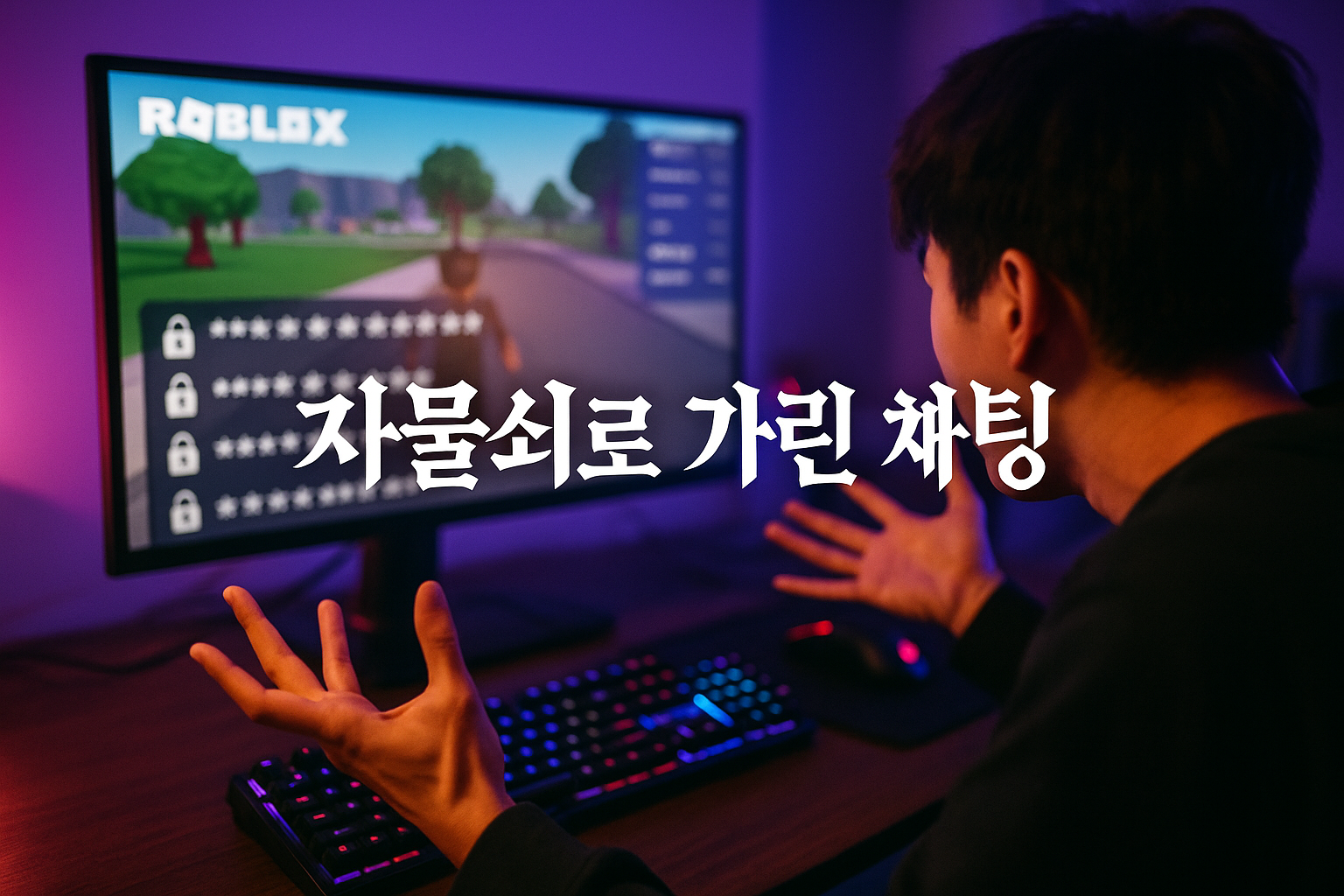 로블록스 유저들 발칵 뒤집어놨다, "자물쇠 아이콘으로 채팅 가리지 마라"